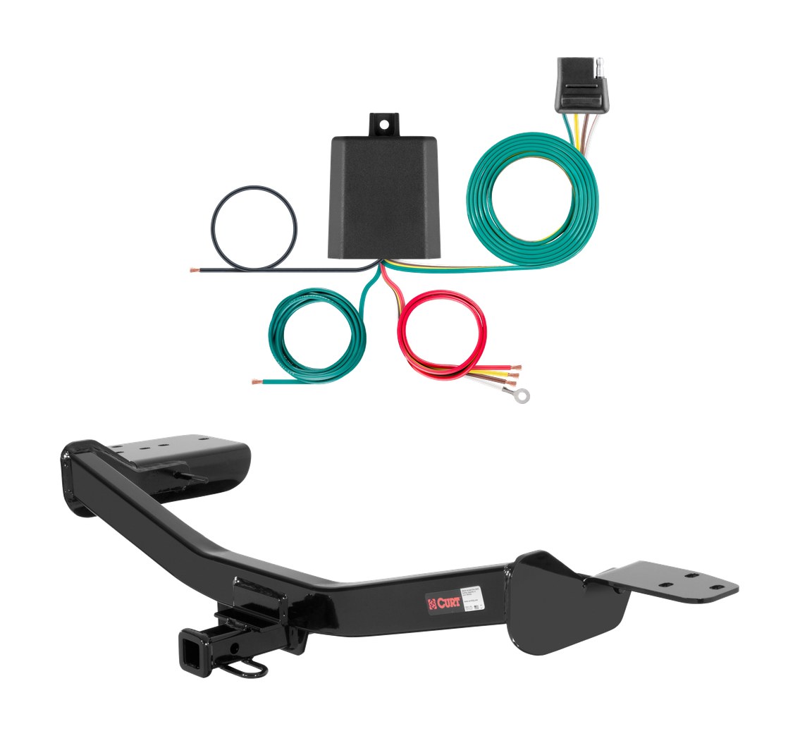 2013 Infiniti EX37 Curt 1-1/4", Class 1 Trailer Tow Hitch + 4-flat Wiring Kit 11510 thumbnail 0