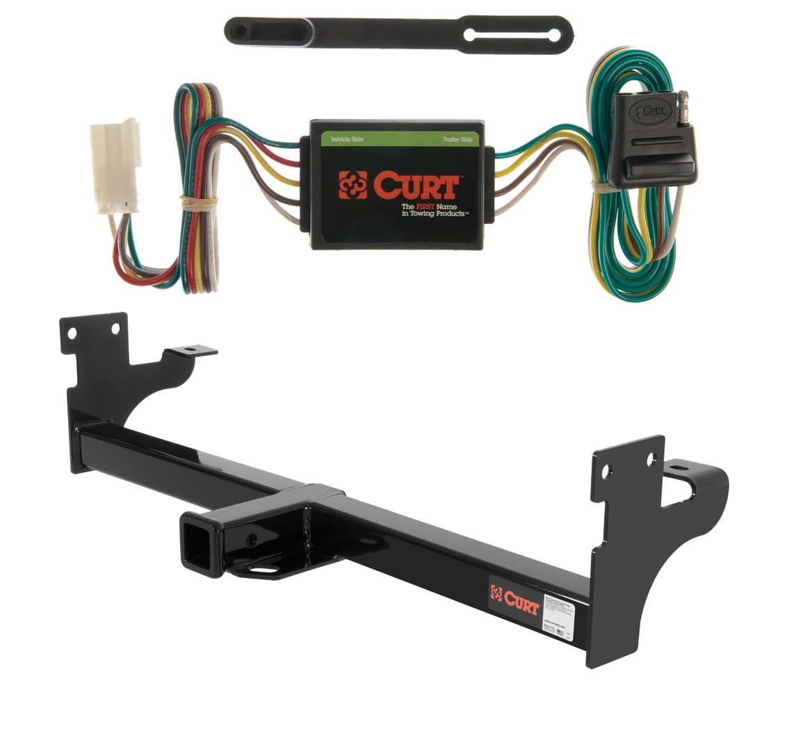 1992 - 2002 Isuzu Trooper Curt 2", Class 3 Trailer Tow Hitch + 4-flat Wiring Kit 13098 thumbnail 0