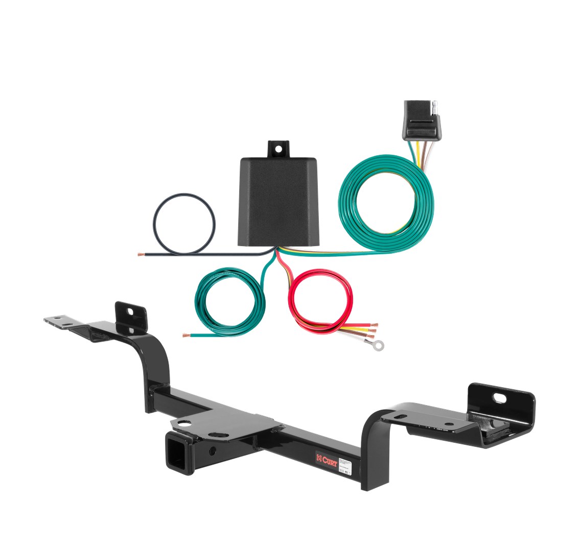 2003 - 2008 Infiniti FX35 Curt 2", Class 3 Trailer Tow Hitch + 4-flat Wiring Kit 13558 thumbnail 0