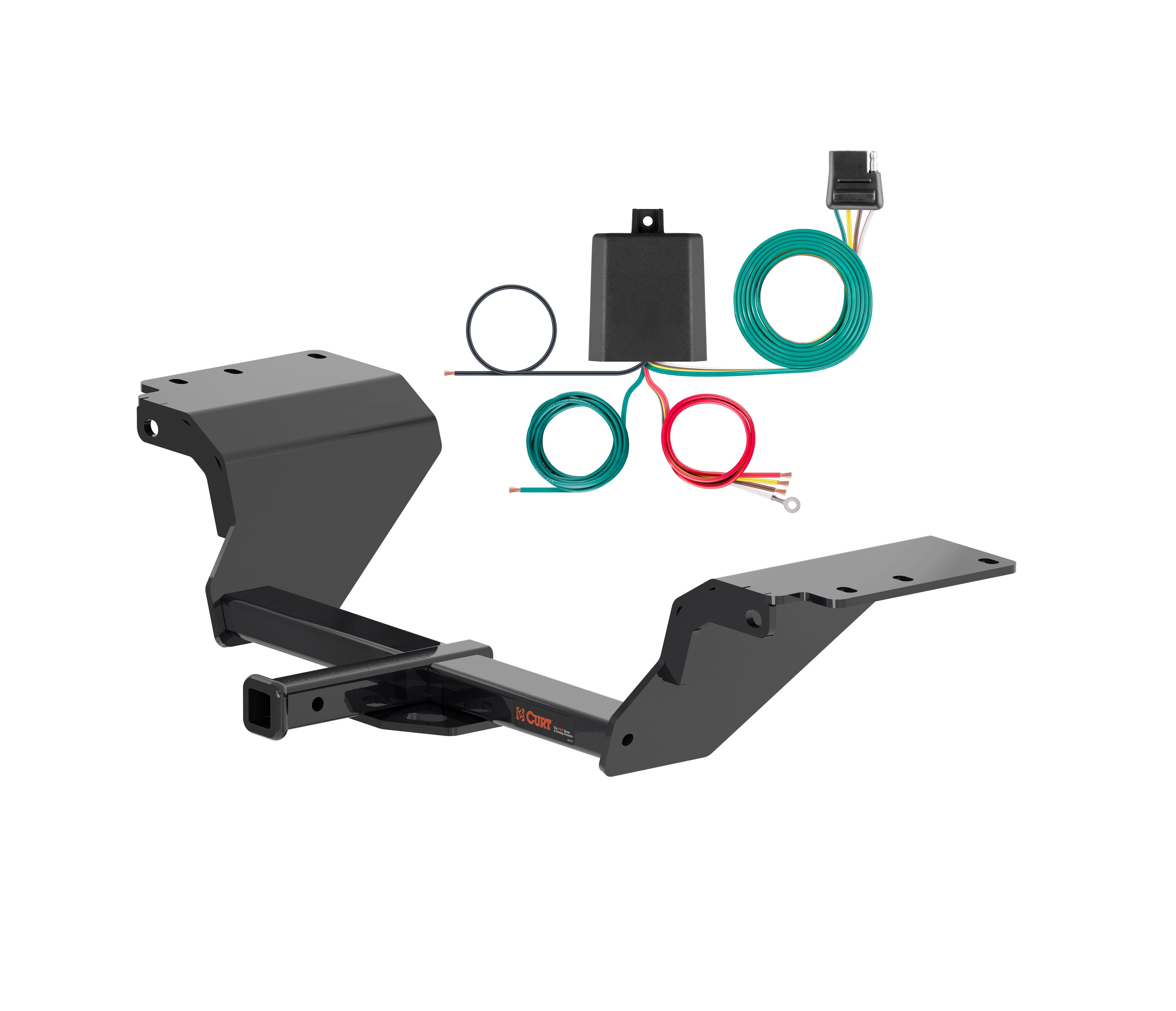 2025 Chevrolet Malibu Sedan Curt 1-1/4", Class 2 Trailer Tow Hitch + 4-flat Wiring Kit 12185 thumbnail 0