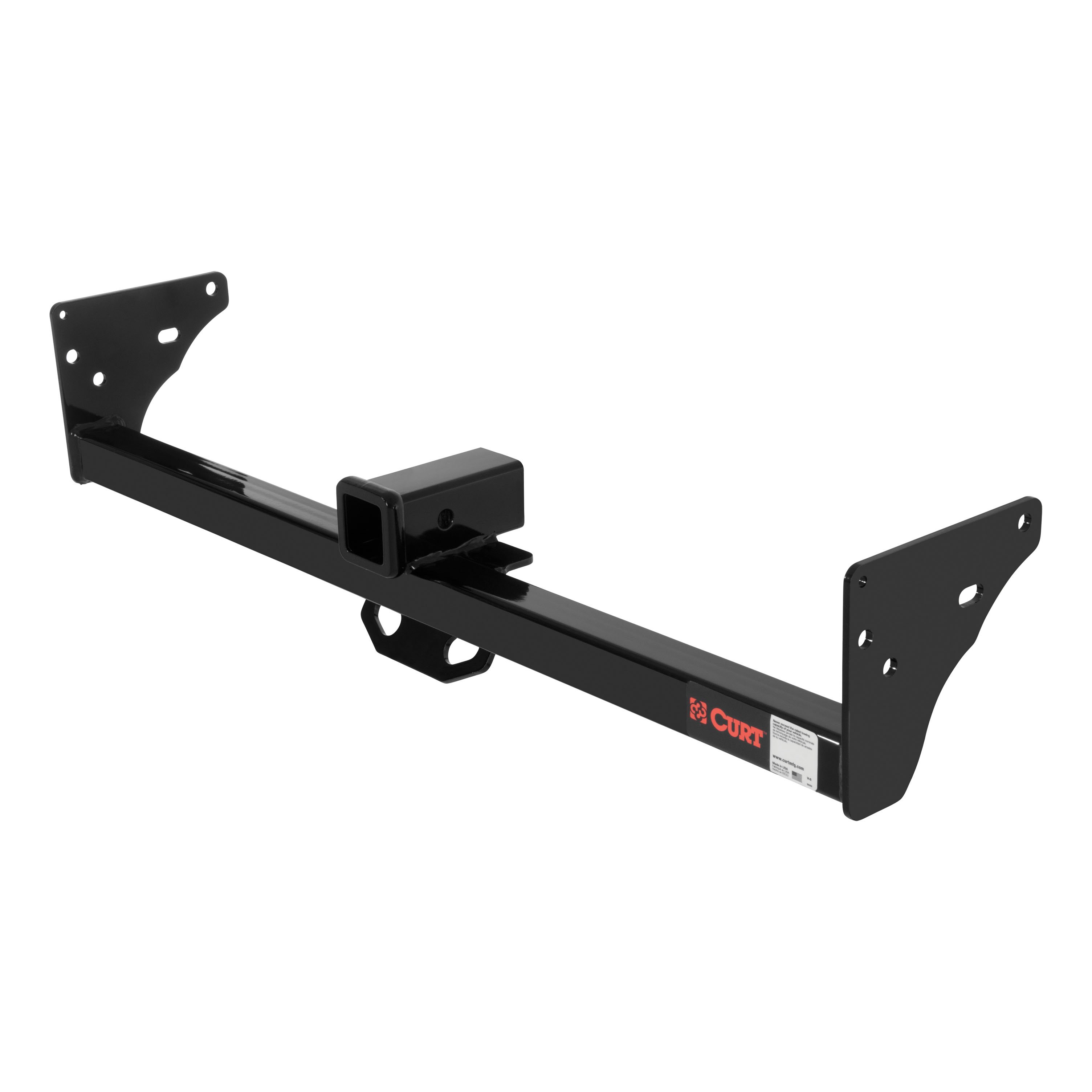 1998 - 2004 Chevrolet S10 With roll pan bumper Curt 2", Class 3 Trailer Tow Hitch + 4-flat Wiring Kit 13920 thumbnail 2