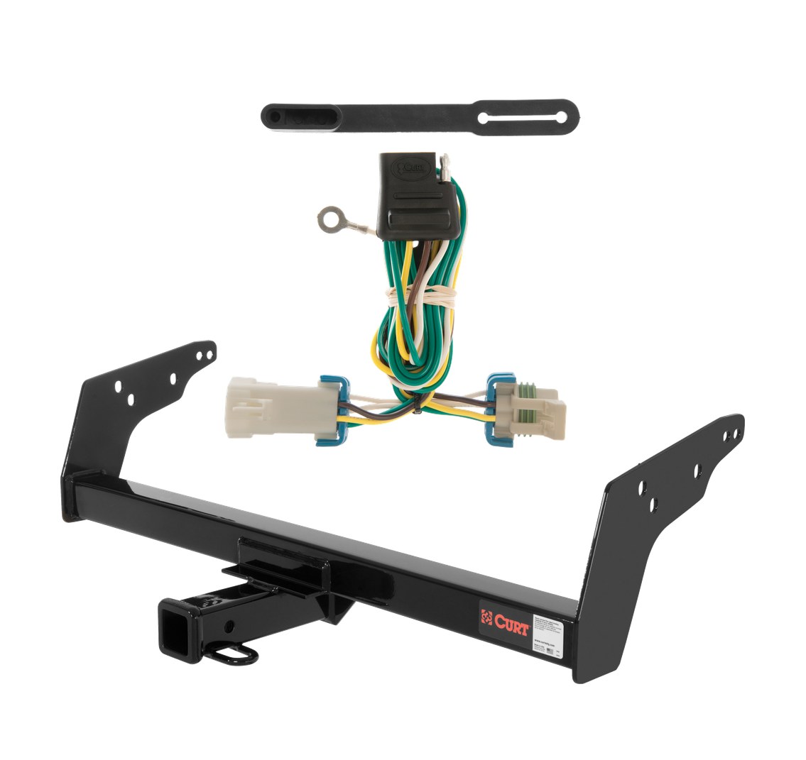 1998 - 2000 Isuzu Hombre Curt 2", Class 3 Trailer Tow Hitch + 4-flat Wiring Kit 13021 thumbnail 0