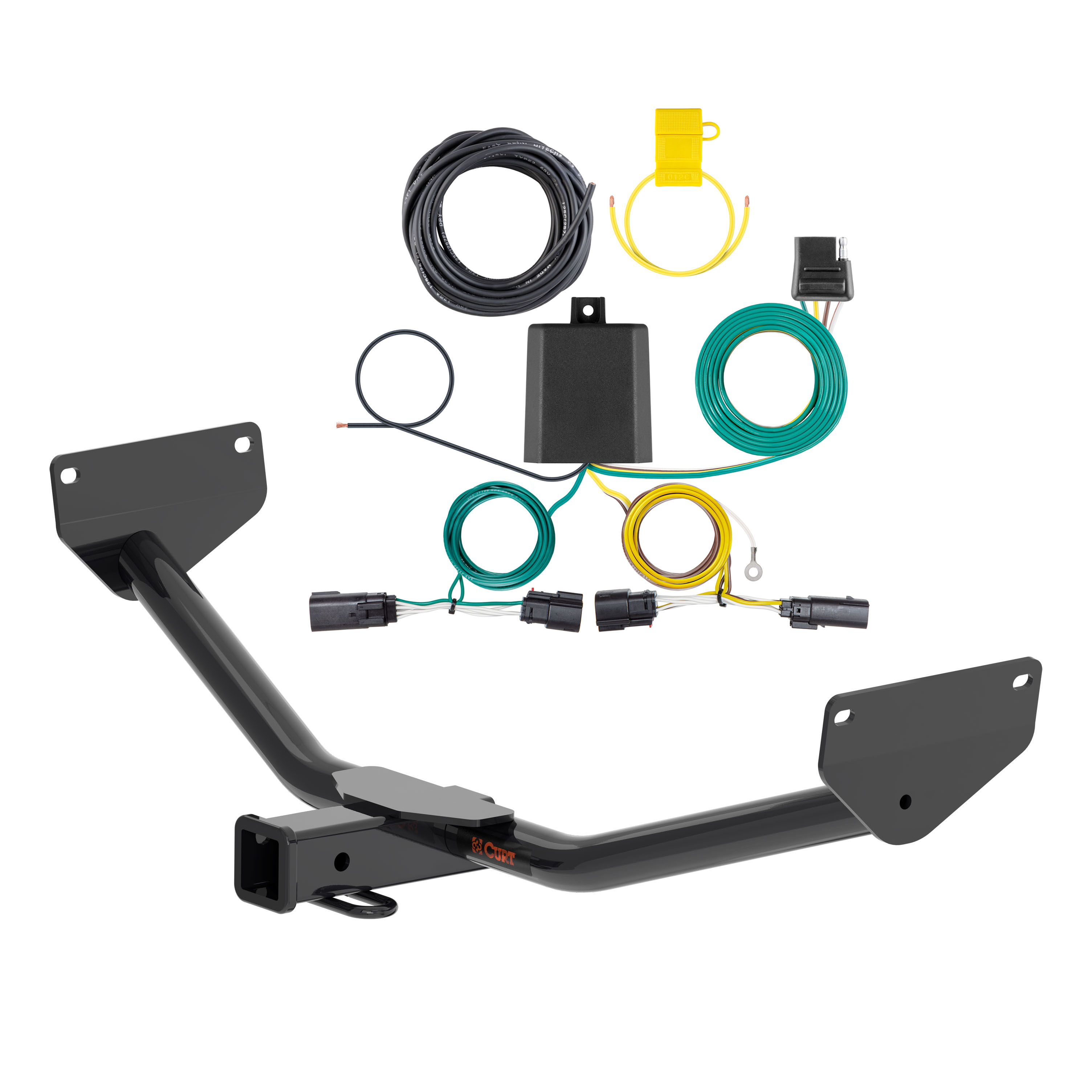 24 - 25 Chevrolet Trax Curt 2", Class 3 Trailer Tow Hitch + 4-flat Wiring Kit 13585 thumbnail 0