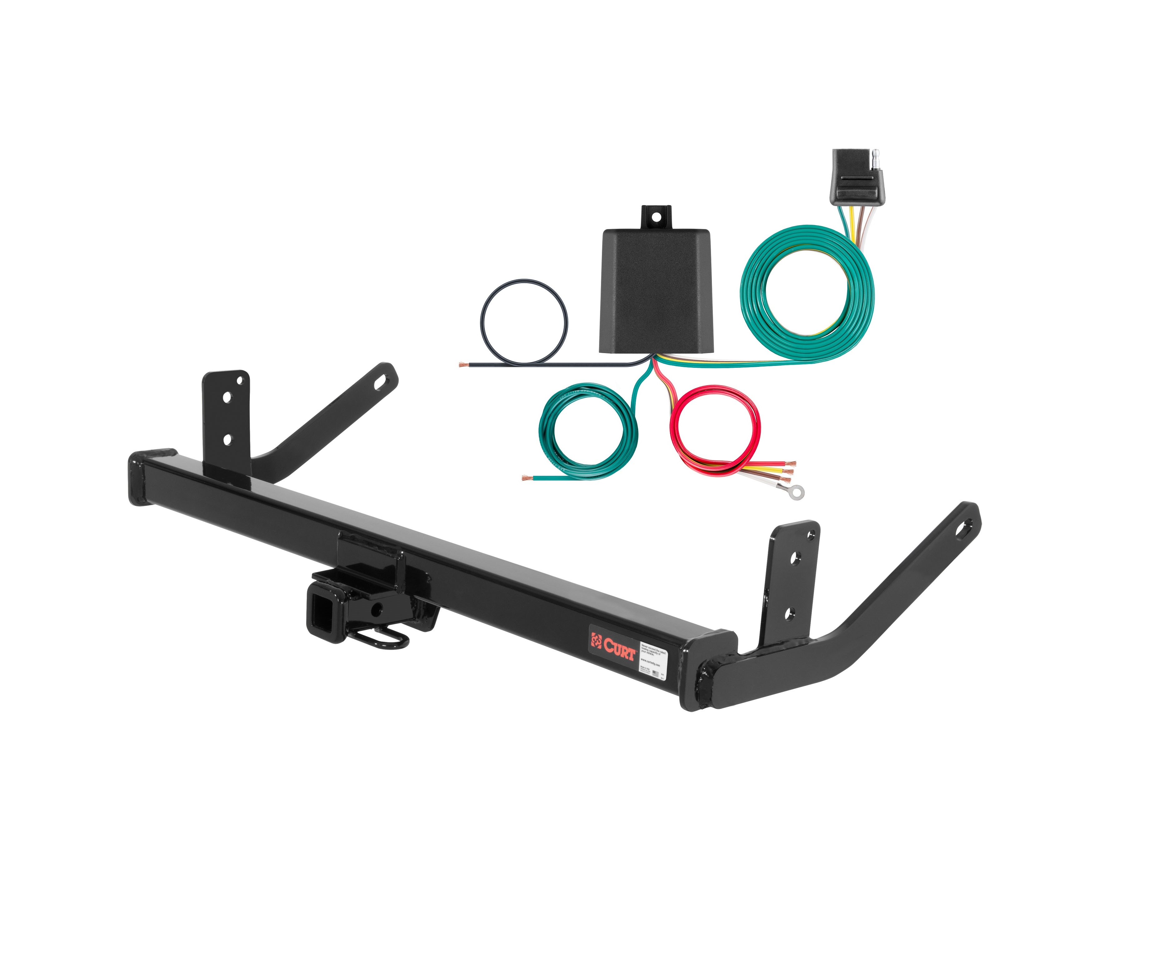 98 - 04 Cadillac Seville Curt 1-1/4", Class 2 Trailer Tow Hitch + 4-flat Wiring Kit 12265 thumbnail 0