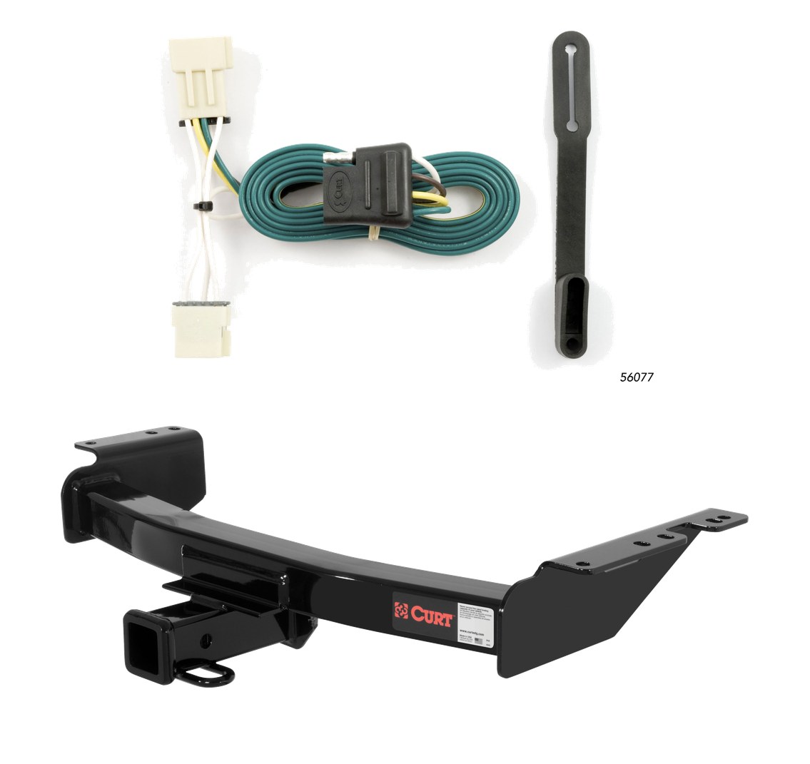 2006 - 2009 Chevrolet Uplander Curt 2", Class 3 Trailer Tow Hitch + 4-flat Wiring Kit 13344 thumbnail 0