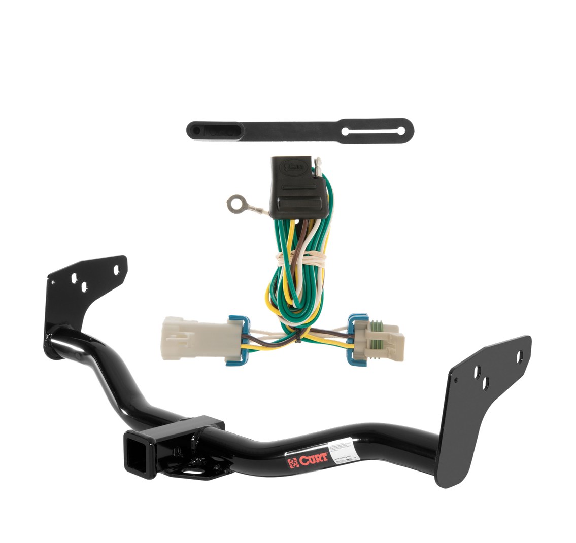1998 - 2004 Chevrolet S10 Curt 2", Class 3 Trailer Tow Hitch + 4-flat Wiring Kit 13132 thumbnail 0