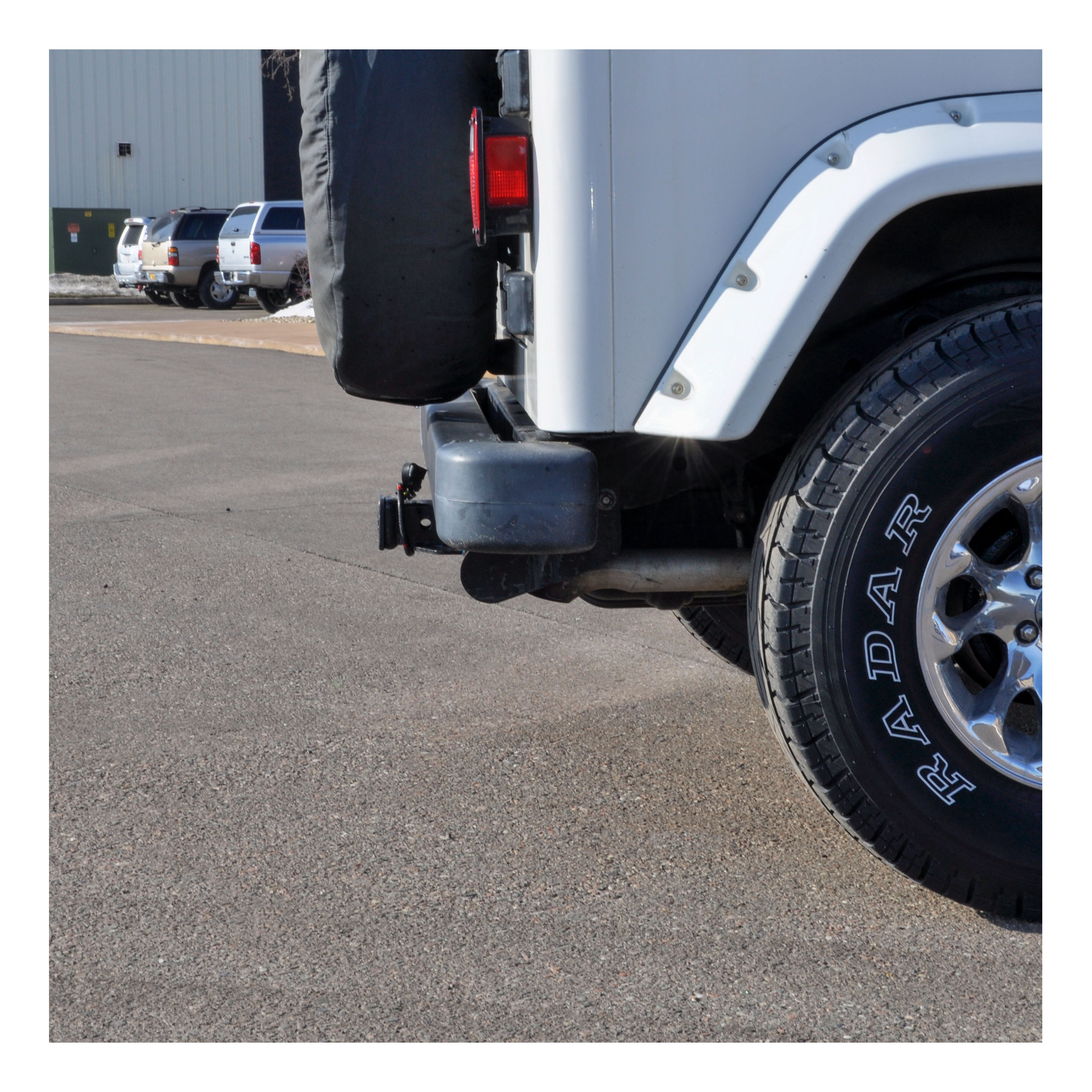 1998 - 2006 Jeep Wrangler TJ Curt 2", Class 3 Trailer Tow Hitch + 4-flat Wiring Kit 13430 thumbnail 9