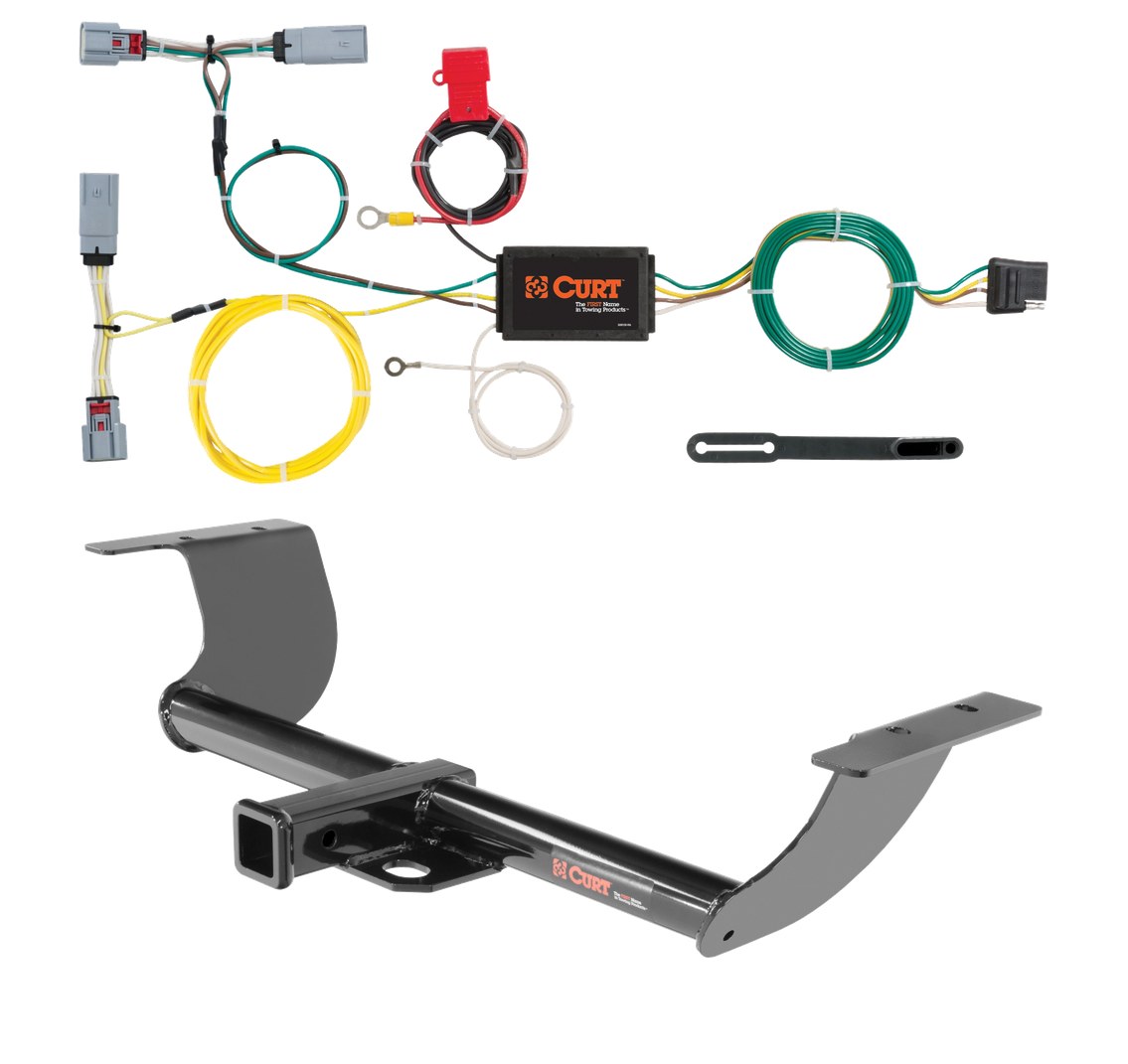 2011 - 2023 Chrysler 300 Curt 2", Class 3 Trailer Tow Hitch + 4-flat Wiring Kit 13236 thumbnail 0