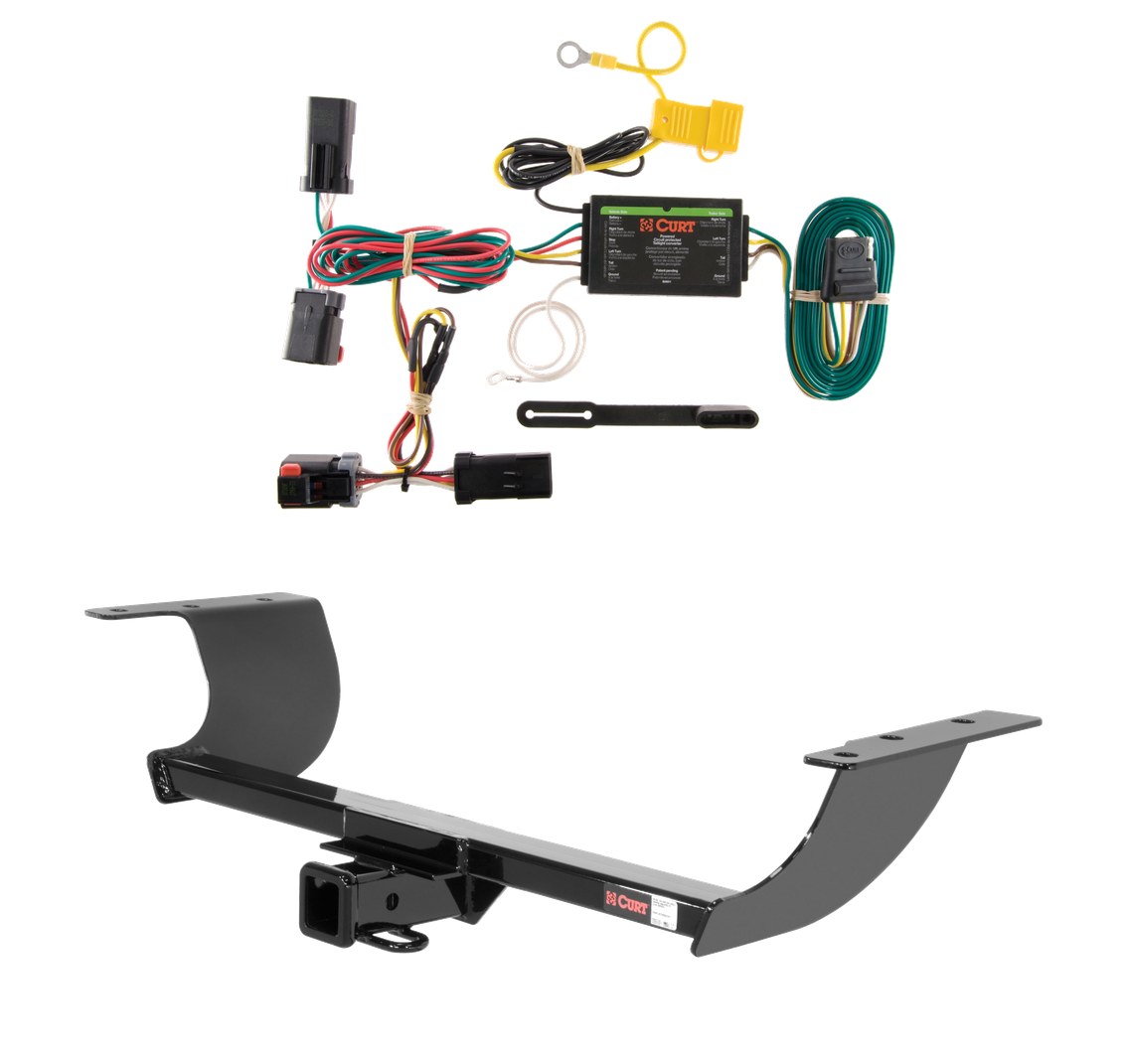 2012 - 2014 Chrysler 300S Curt 2", Class 3 Trailer Tow Hitch + 4-flat Wiring Kit 13093 thumbnail 0