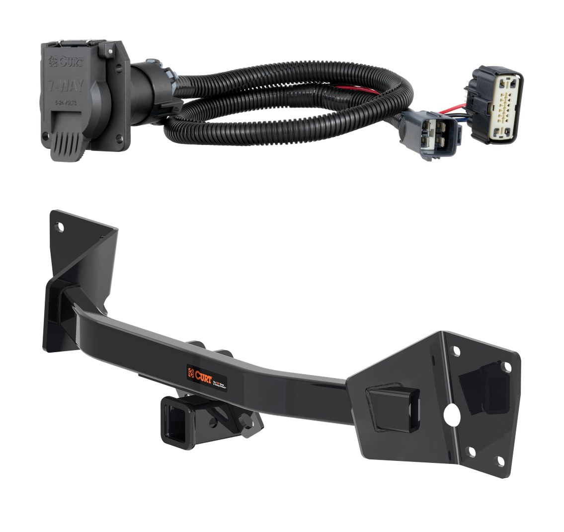 2020 - 2025 Cadillac XT6 Curt 2", Class 3 Trailer Tow Hitch + 7-way Wiring Kit 13482 thumbnail 0