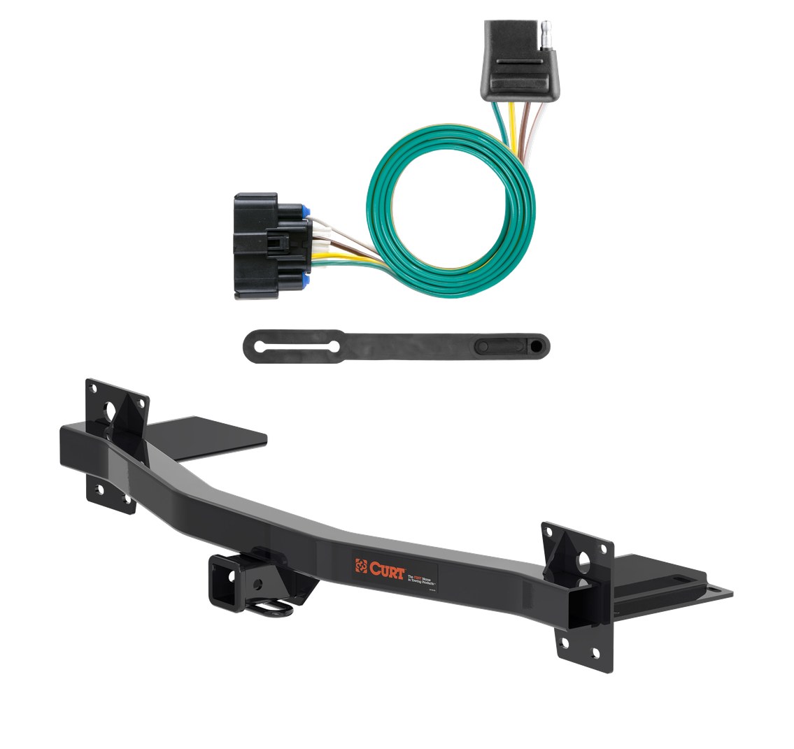 2024 Chevrolet Traverse Limited Curt 2", Class 3 Trailer Tow Hitch + 4-flat Wiring Kit 13433 thumbnail 0