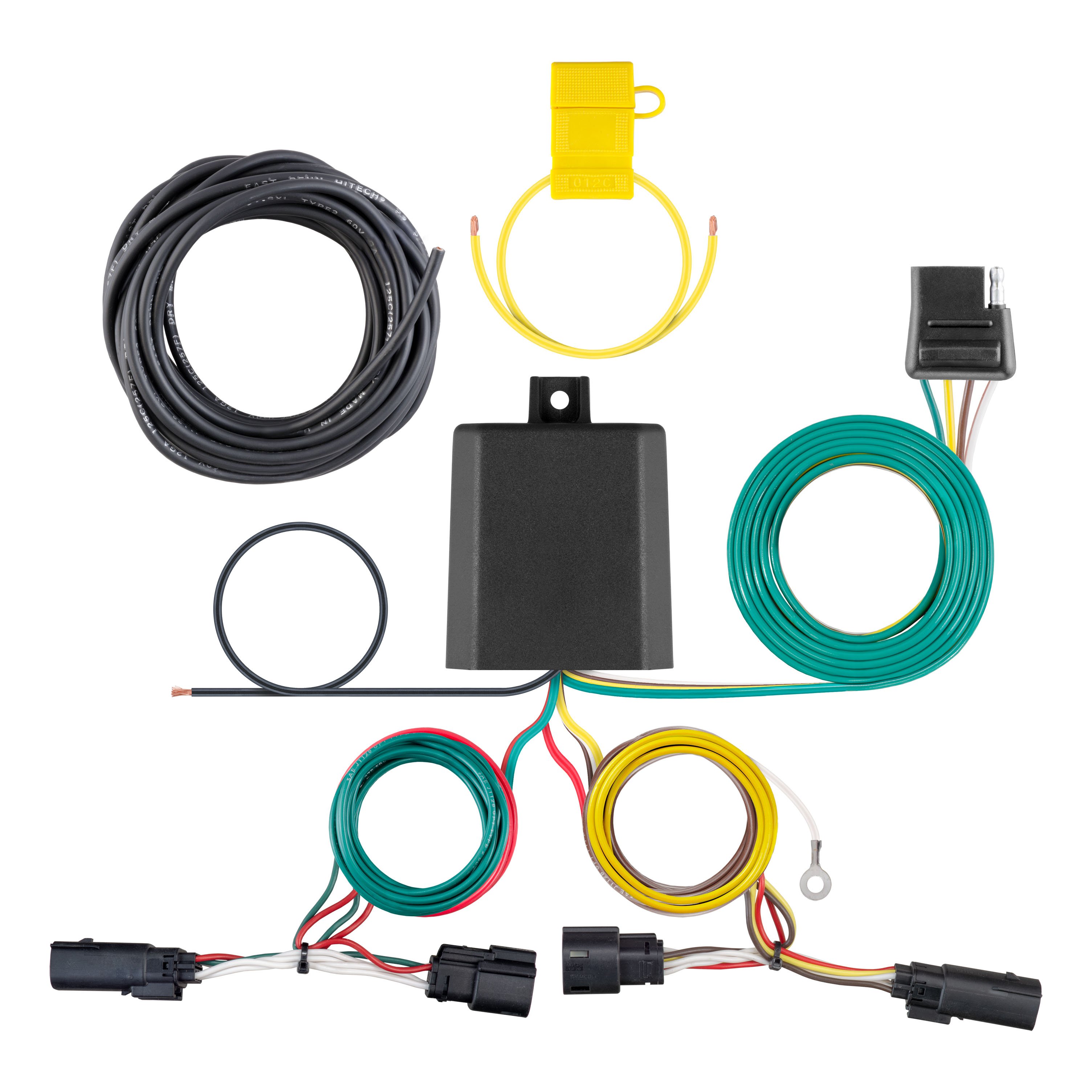 2019 - 2022 Chevrolet Trax w/ LED Tailights Curt 1-1/4", Class 1 Trailer Tow Hitch + 4-flat Wiring Kit 11527 thumbnail 1