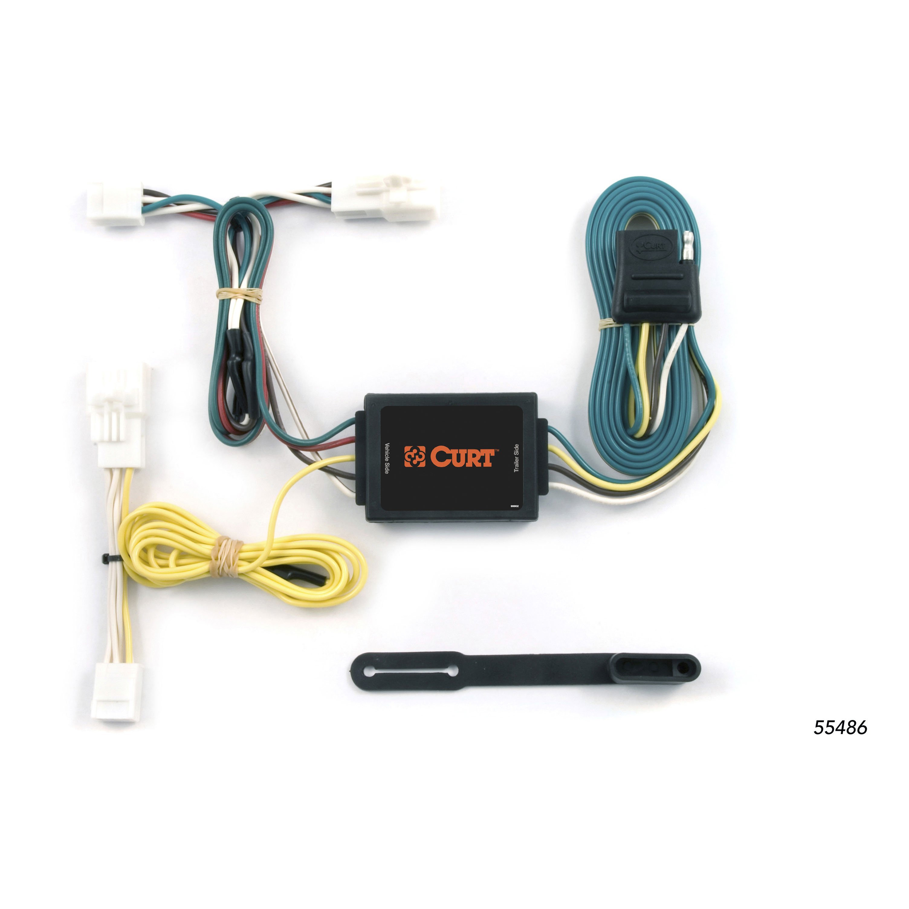 1996 - 2000 Toyota RAV4 Curt 2", Class 3 Trailer Tow Hitch + 4-flat Wiring Kit 13524 thumbnail 1