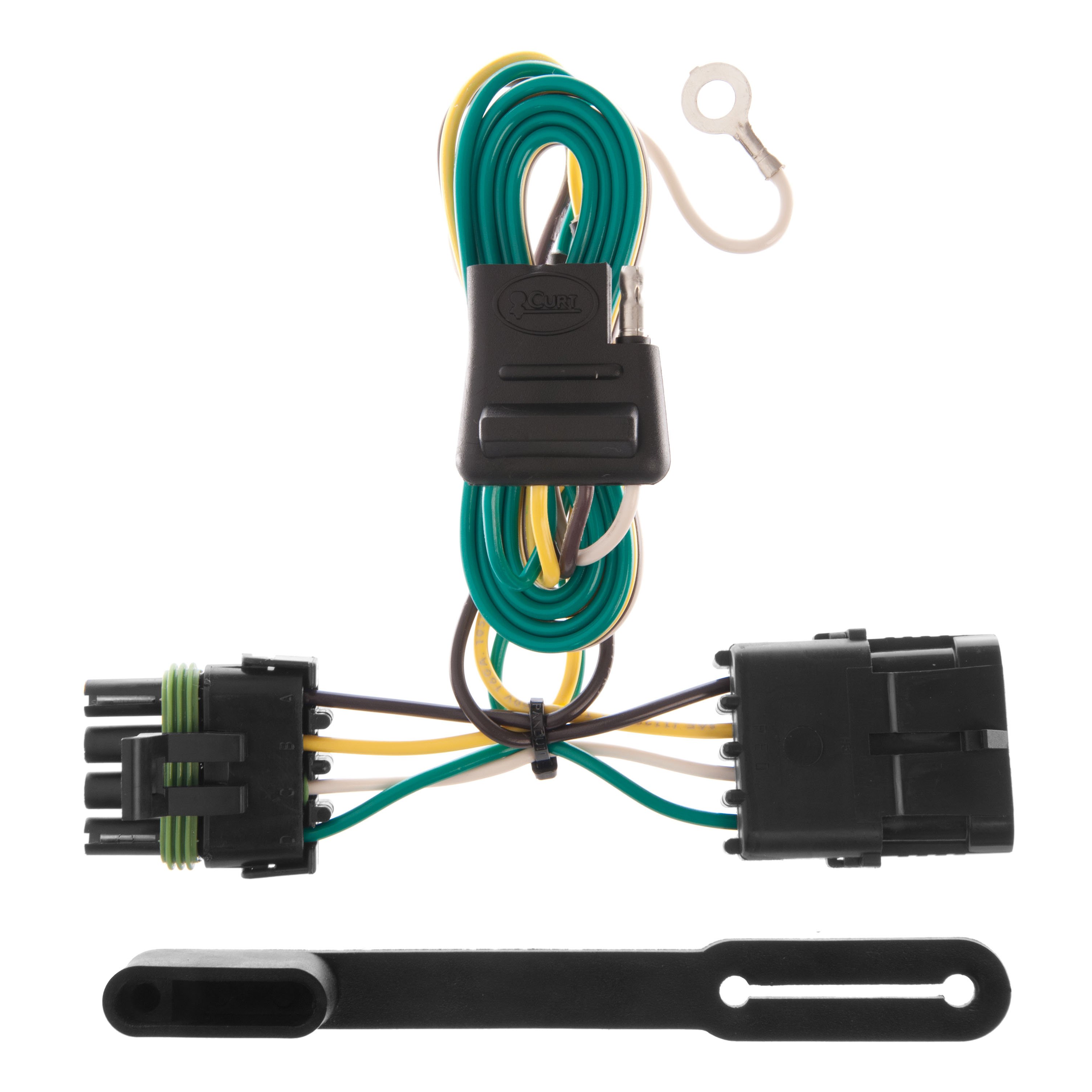 1988 - 1999 Chevrolet C1500 With roll pan bumper Curt 2", Class 3 Trailer Tow Hitch + 4-flat Wiring Kit 13942 thumbnail 1