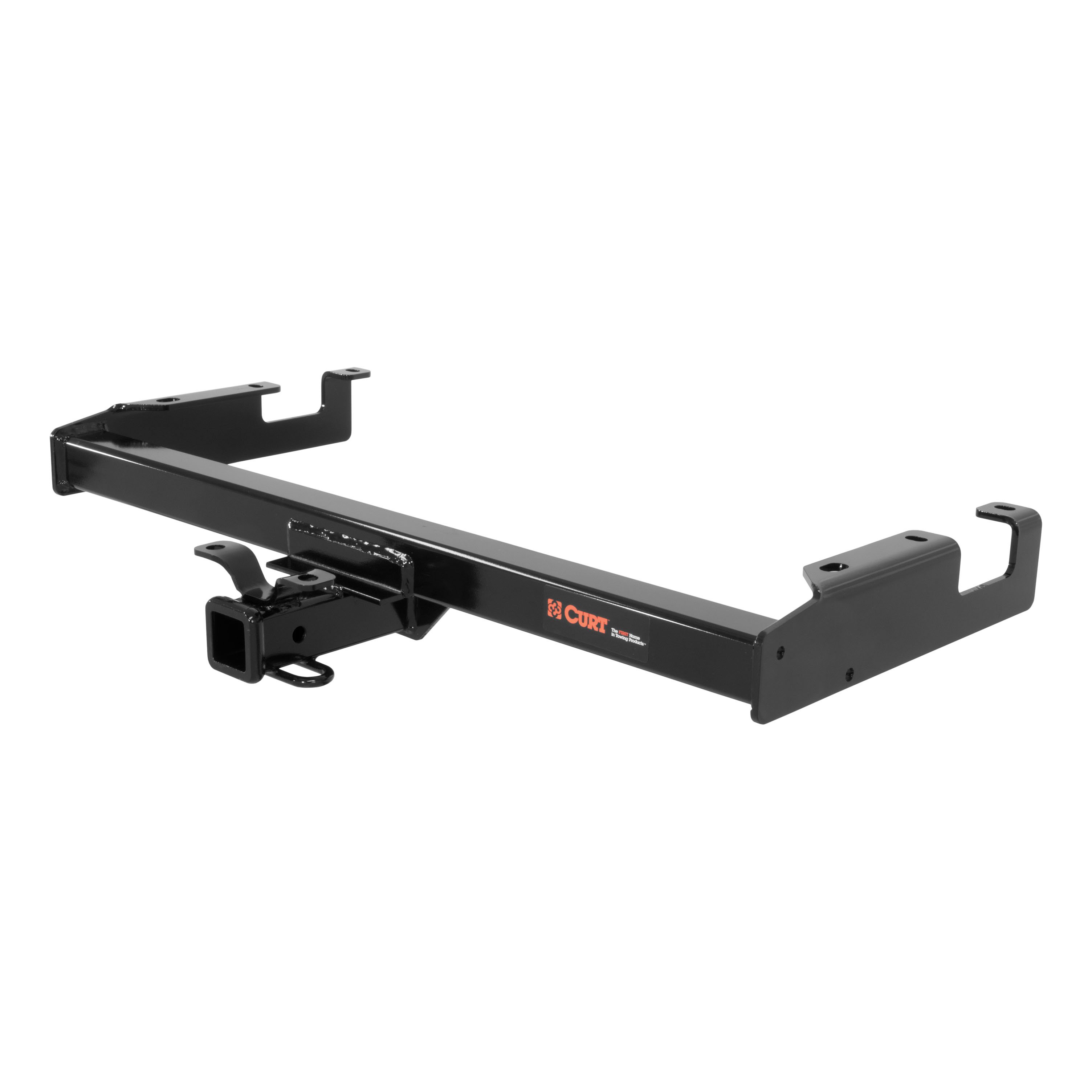 2001 - 2006 Chevrolet Silverado 2500 HD 8' bed, excluding factory receiver, Tommy Gate lift or cab & chassis Curt 2", Class 4 Trailer Tow Hitch + 4-flat Wiring Kit 14008 thumbnail 2