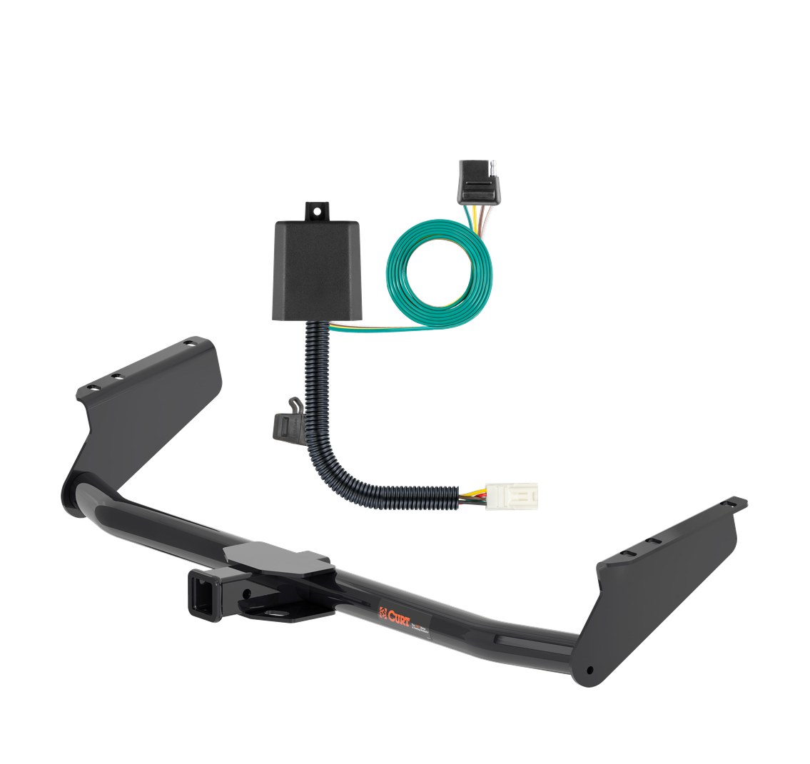 2021 - 2025 Toyota Sienna Curt 2", Class 3 Trailer Tow Hitch + 4-flat Wiring Kit 13470 thumbnail 0