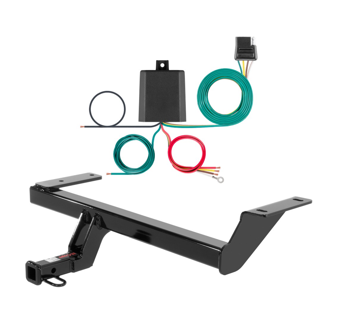 2011 - 2015 Chevrolet Volt Curt 1-1/4", Class 1 Trailer Tow Hitch + 4-flat Wiring Kit 11221 thumbnail 0