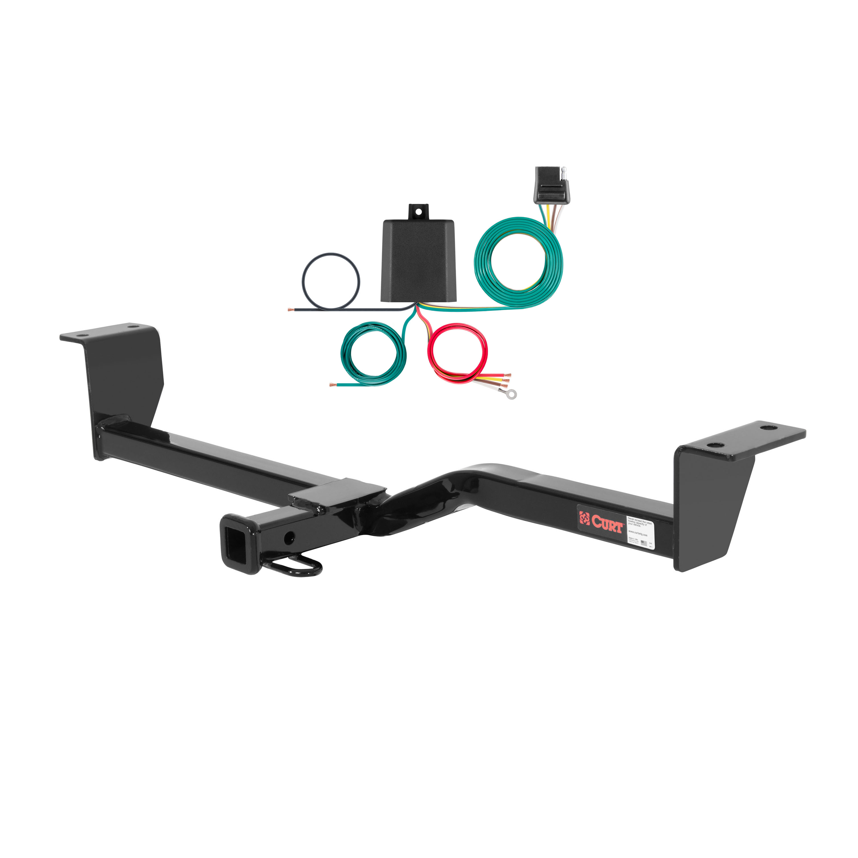 92 - 95 Toyota Paseo Curt 1-1/4", Class 1 Trailer Tow Hitch + 4-flat Wiring Kit 11285 thumbnail 0