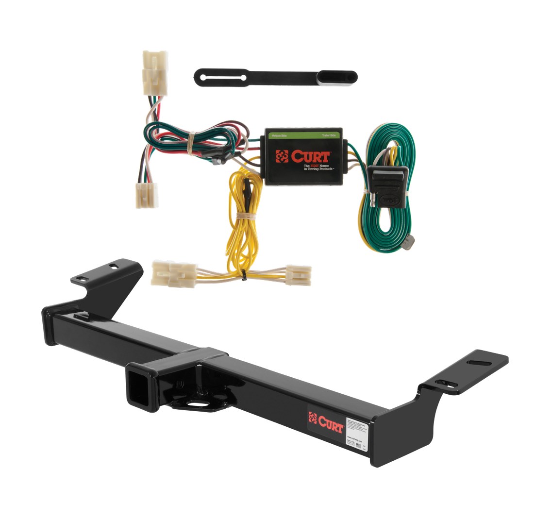 2001 - 2005 Toyota RAV4 Curt 2", Class 3 Trailer Tow Hitch + 4-flat Wiring Kit 13524 thumbnail 0