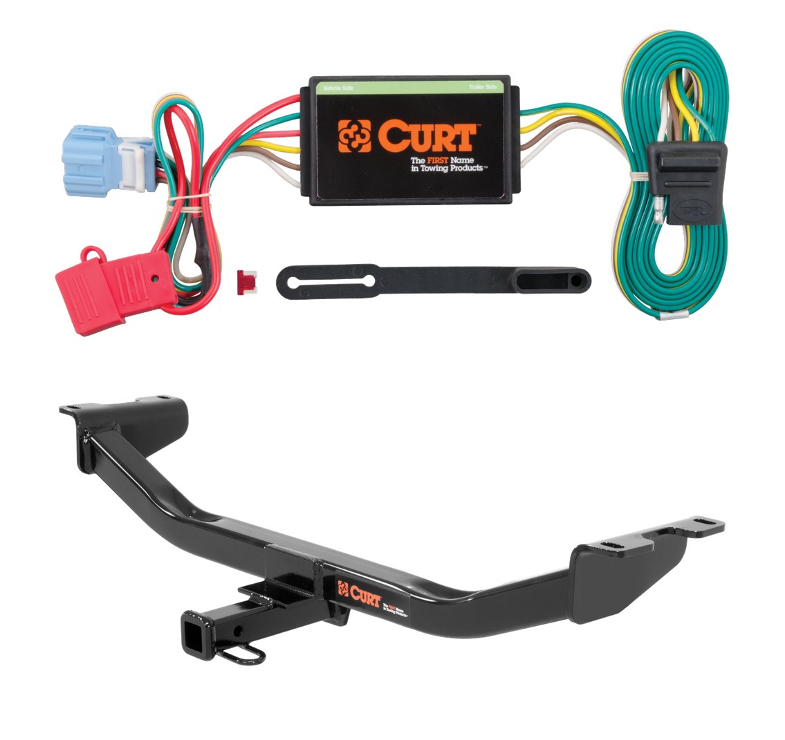 2013 - 2018 Acura RDX Curt 1-1/4", Class 2 Trailer Tow Hitch + 4-flat Wiring Kit 12083 thumbnail 0