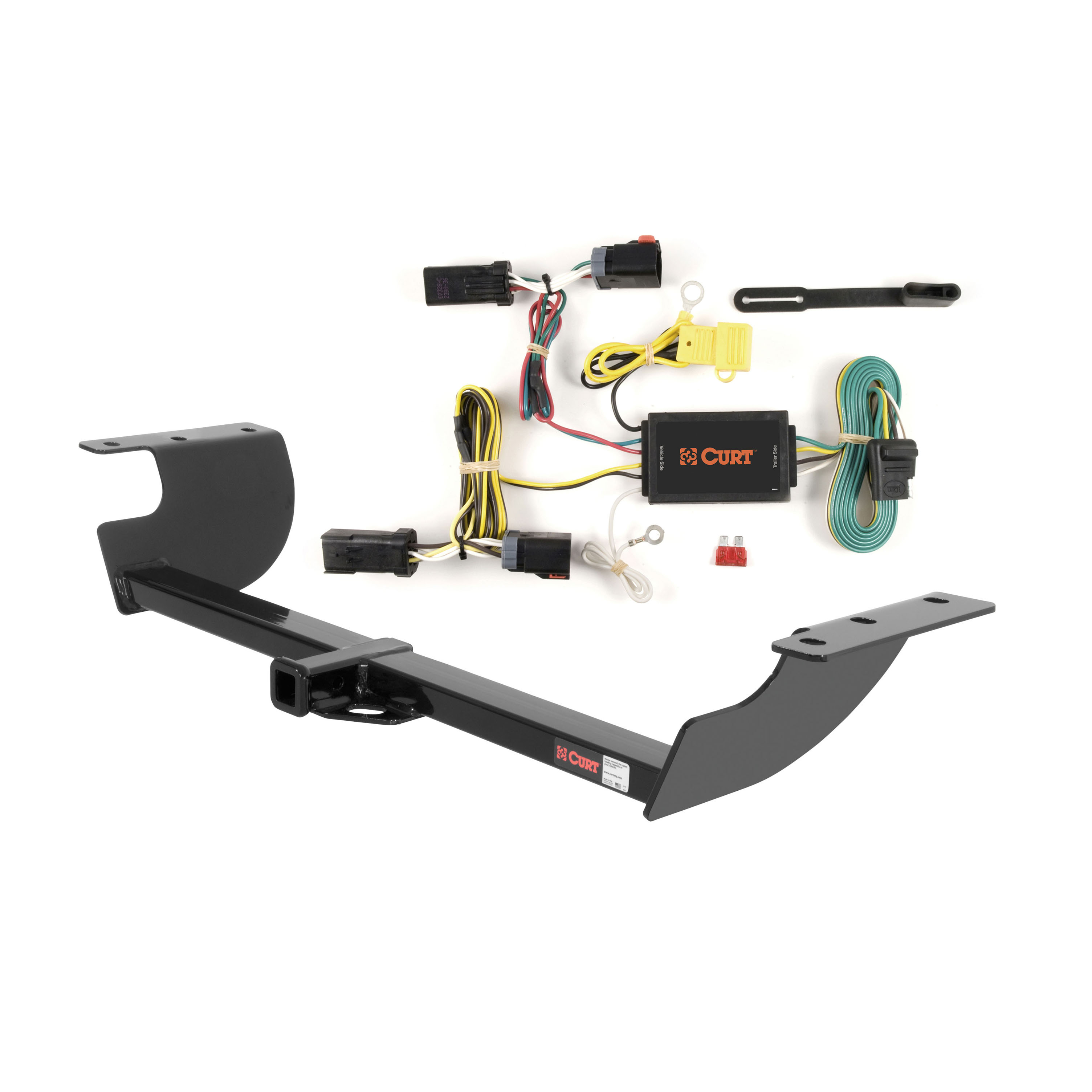 05 - 10 Chrysler 300C Curt 1-1/4", Class 2 Trailer Tow Hitch + 4-flat Wiring Kit 12240 thumbnail 0