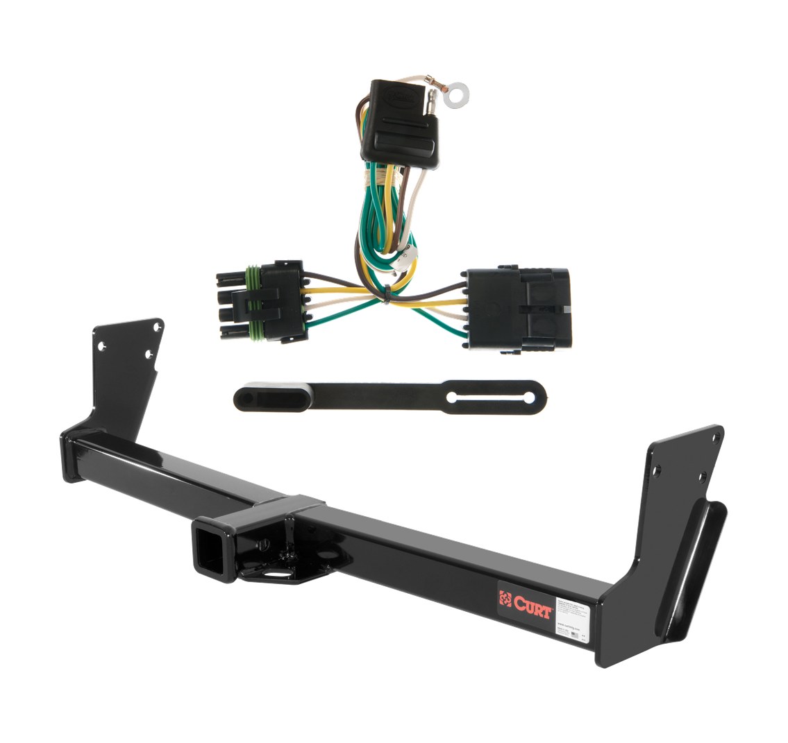 1992 - 1994 Chevrolet Blazer Down size Curt 2", Class 3 Trailer Tow Hitch + 4-flat Wiring Kit 13020 thumbnail 0