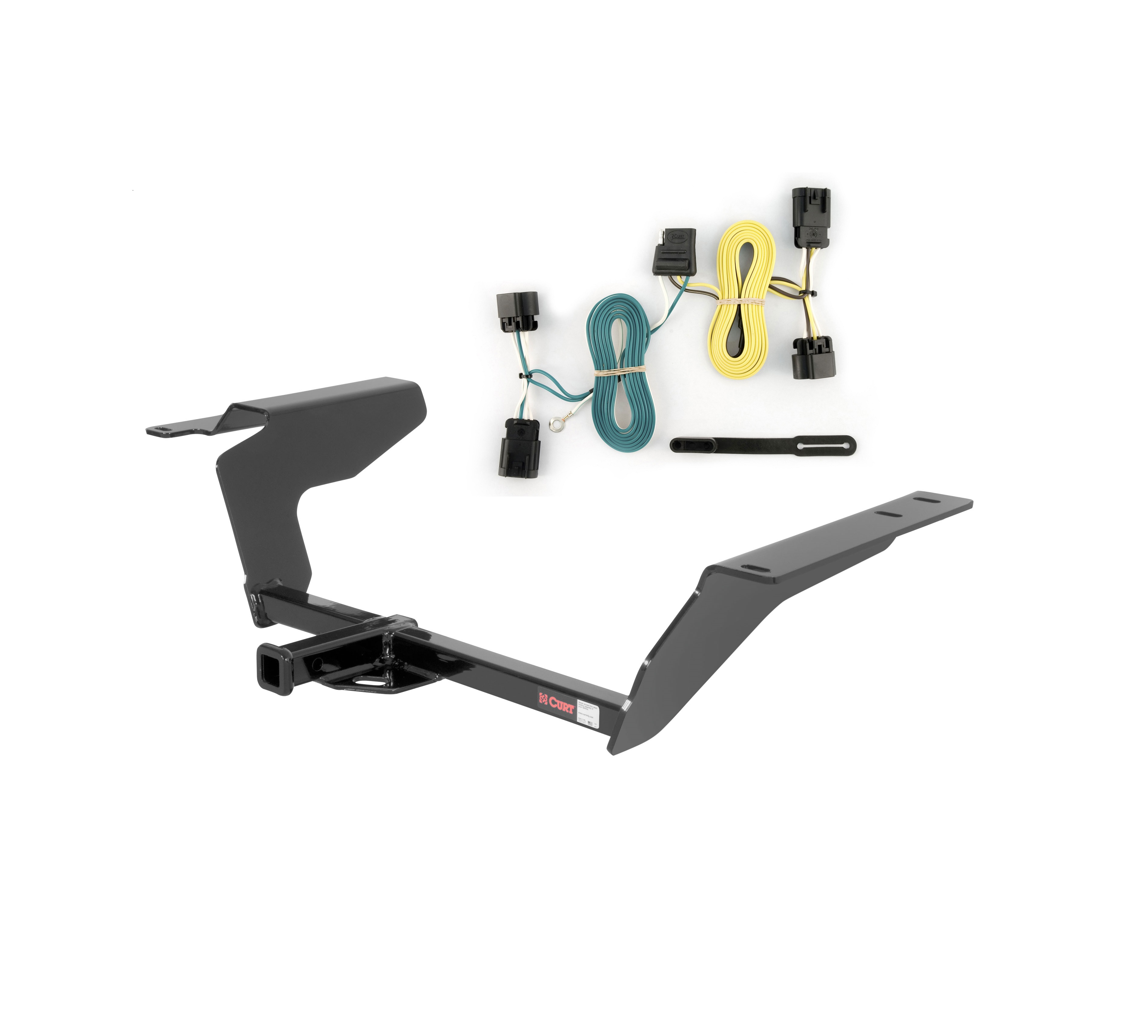 05 - 10 Chevrolet Cobalt Sedan, SS only Curt 1-1/4", Class 1 Trailer Tow Hitch + 4-flat Wiring Kit 11447 thumbnail 0