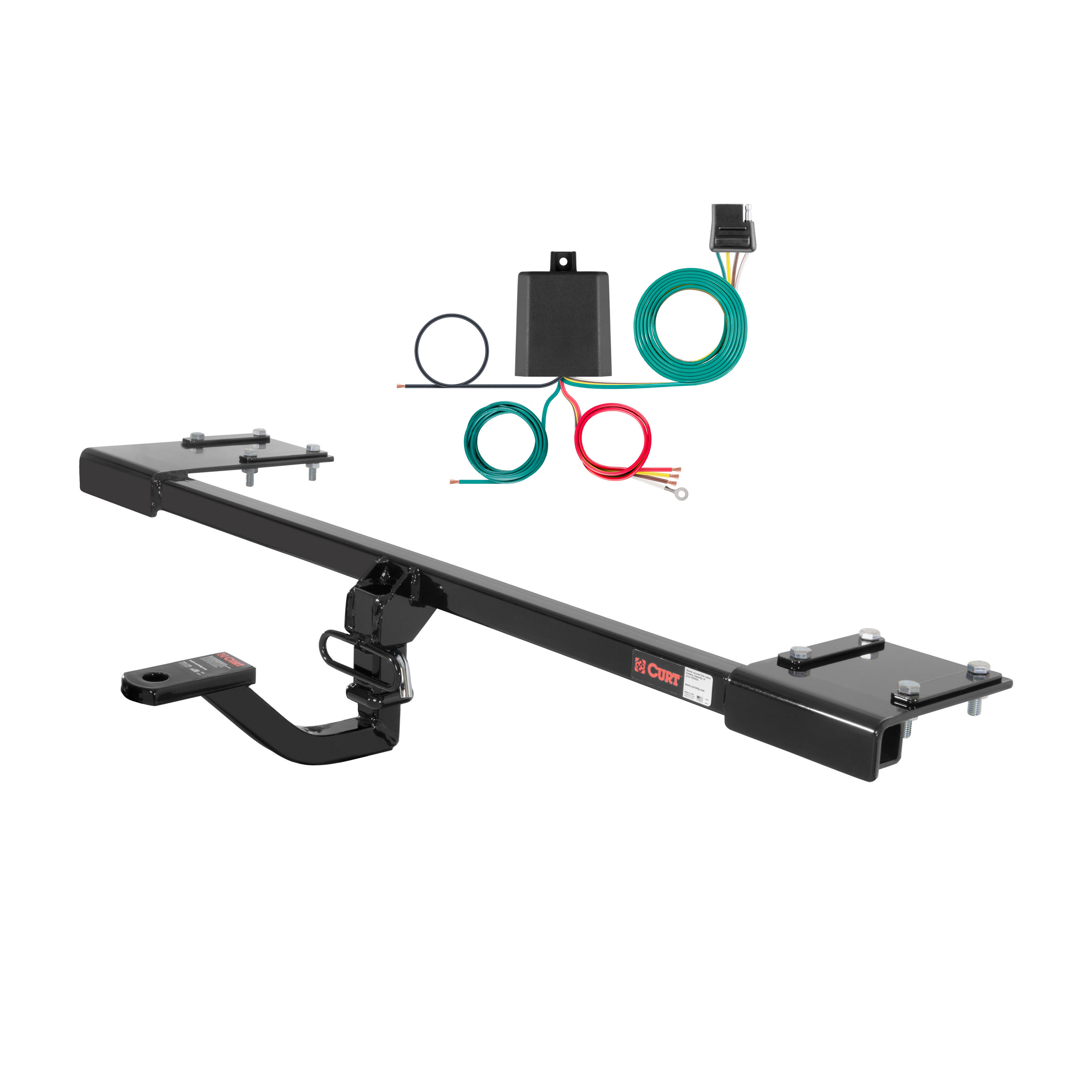 91 - 95 Toyota MR2 Curt 1-1/4", Class 1 Trailer Tow Hitch + 4-flat Wiring Kit 11713 thumbnail 0