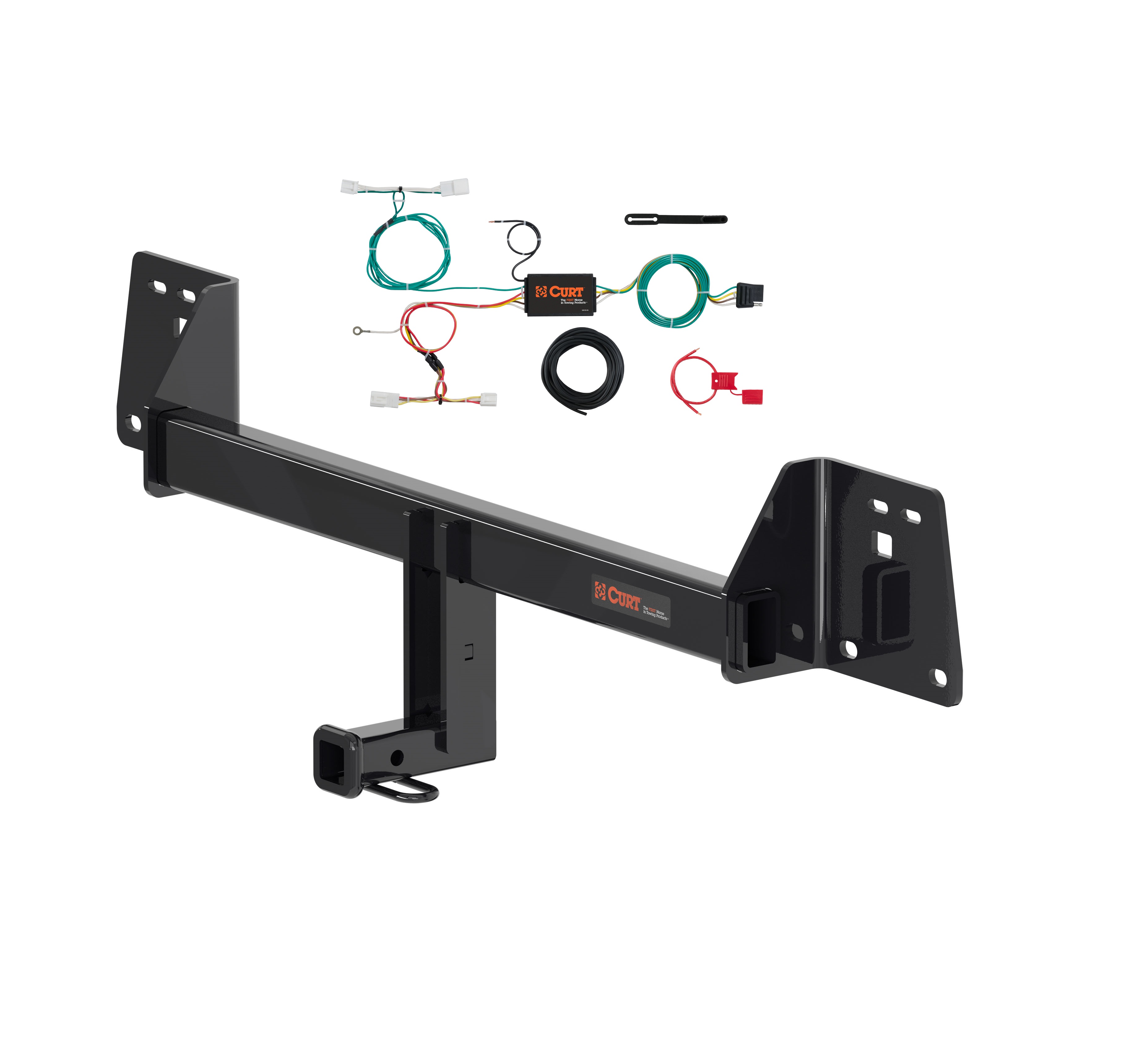 19 - 24 Toyota Corolla Hatchback Curt 1-1/4", Class 1 Trailer Tow Hitch + 4-flat Wiring Kit 11567 thumbnail 0