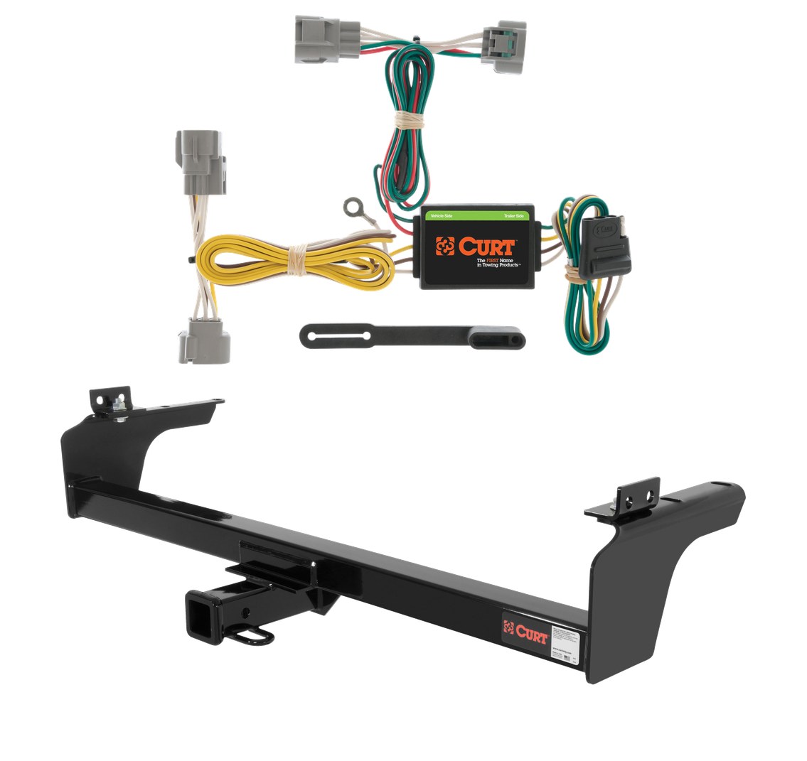 1993 - 1998 Toyota T100 4WD Curt 2", Class 3 Trailer Tow Hitch + 4-flat Wiring Kit 13045 thumbnail 0
