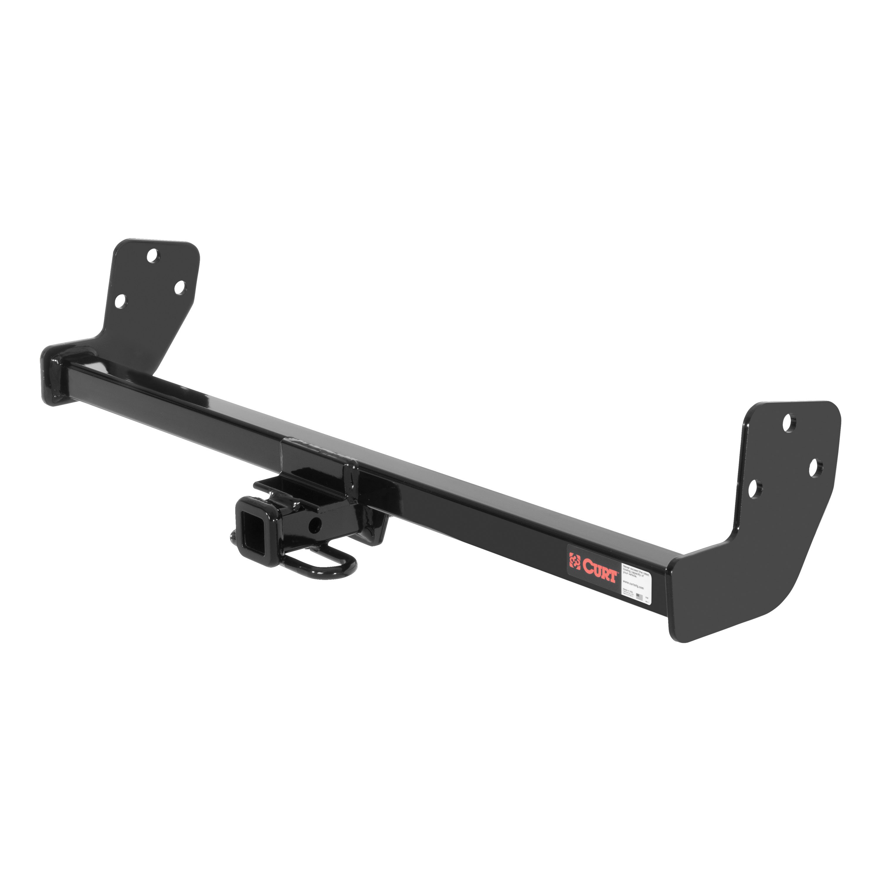 1993 - 2002 Toyota Corolla Sedan Curt 1-1/4", Class 1 Trailer Tow Hitch + 4-flat Wiring Kit 11181 thumbnail 2