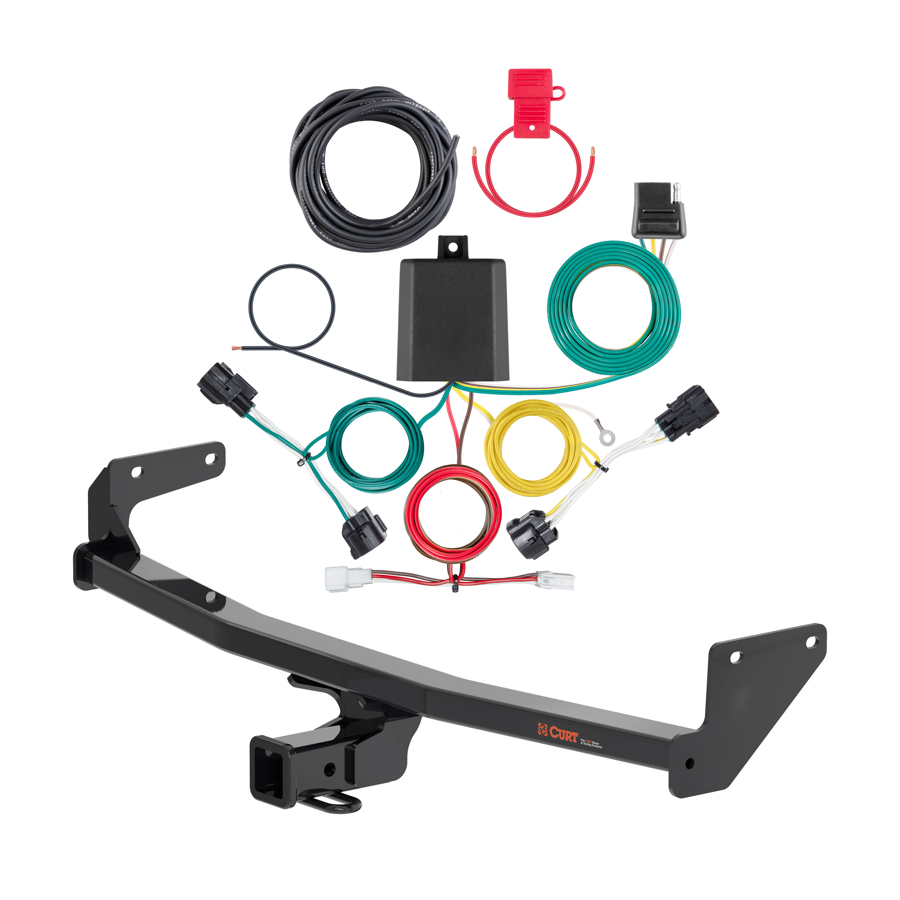 22 - 24 Kia Niro EV Curt 2", Class 3 Trailer Tow Hitch + 4-flat Wiring Kit 13531 thumbnail 0