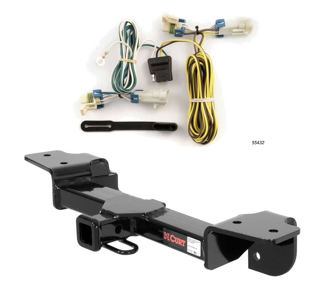 2005 - 2010 Chevrolet Cobalt Coupe, excluding SS Curt 1-1/4", Class 1 Trailer Tow Hitch + 4-flat Wiring Kit 11430 thumbnail 0