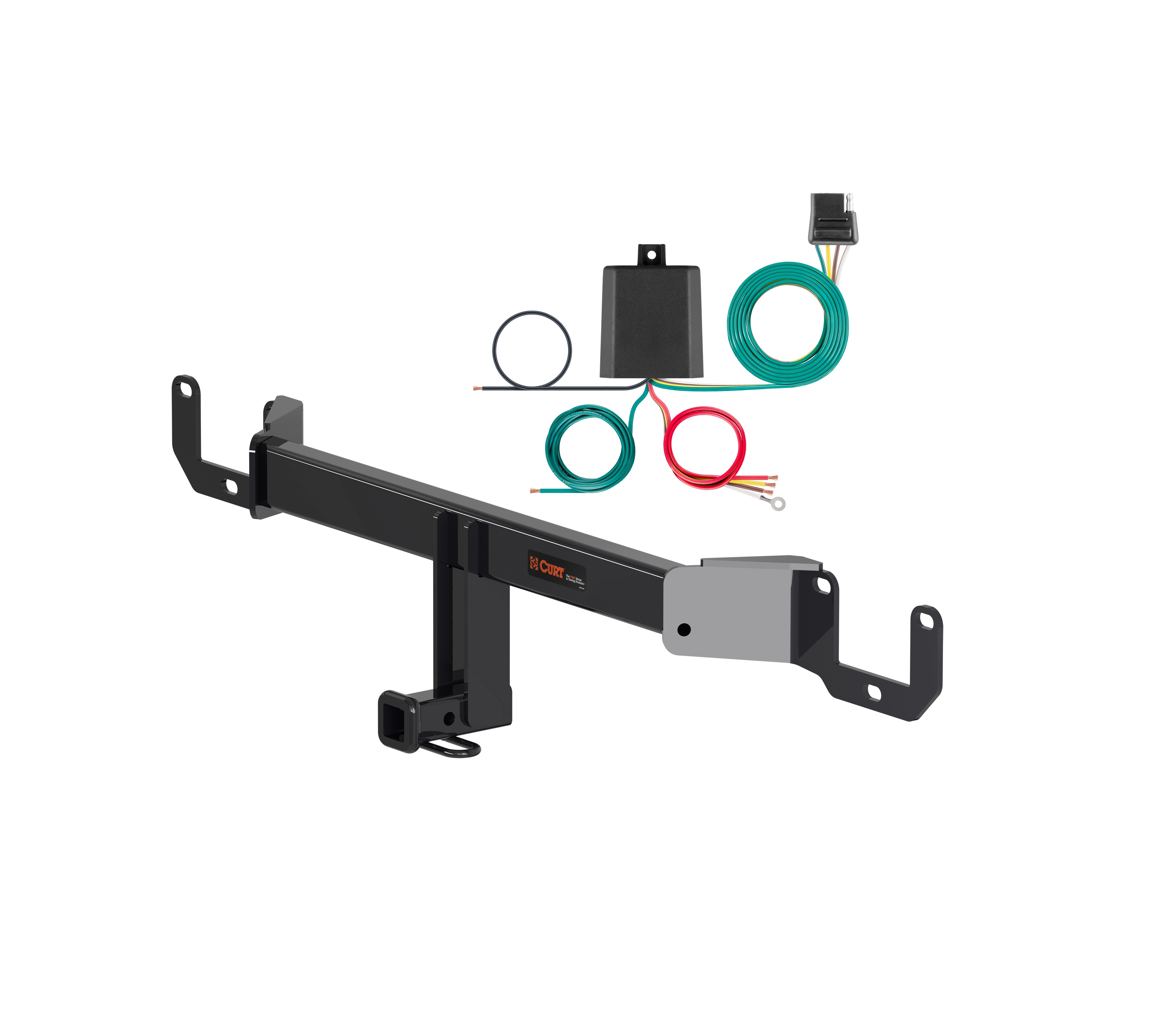 2017 Chevrolet Cruze Sedan, diesel Curt 1-1/4", Class 1 Trailer Tow Hitch + 4-flat Wiring Kit 11492 thumbnail 0