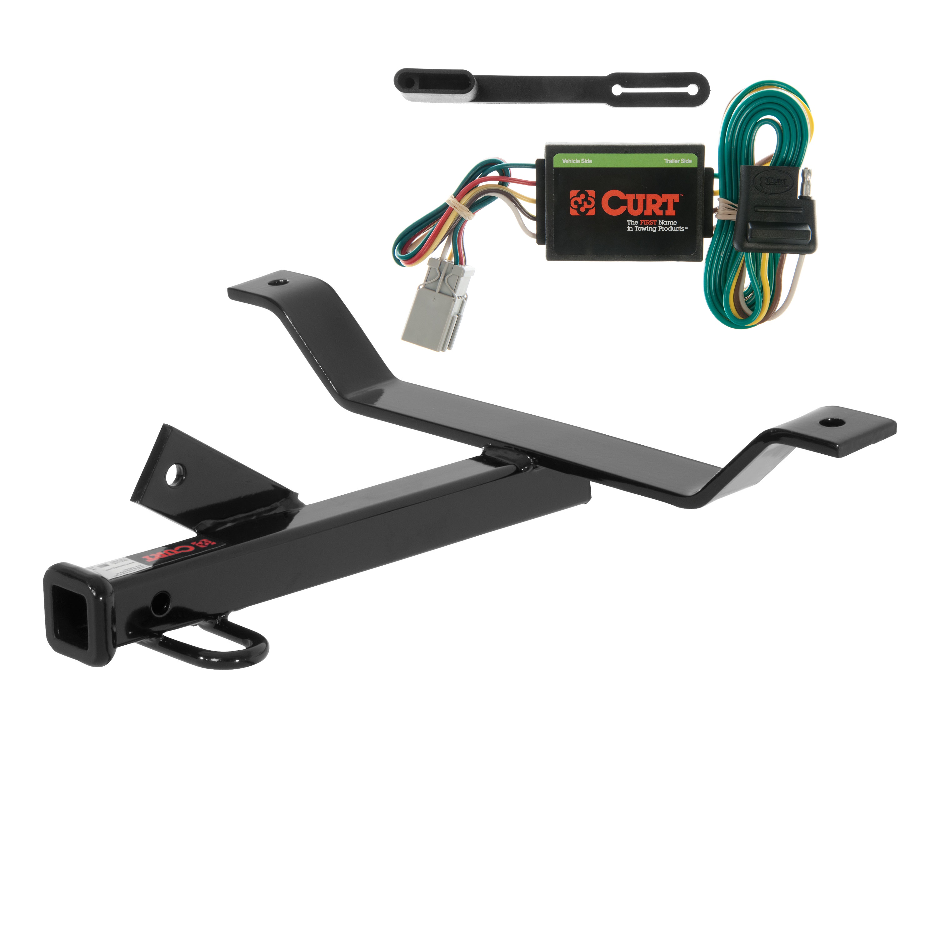 99 - 03 Acura TL Curt 1-1/4", Class 1 Trailer Tow Hitch + 4-flat Wiring Kit 11290 thumbnail 0