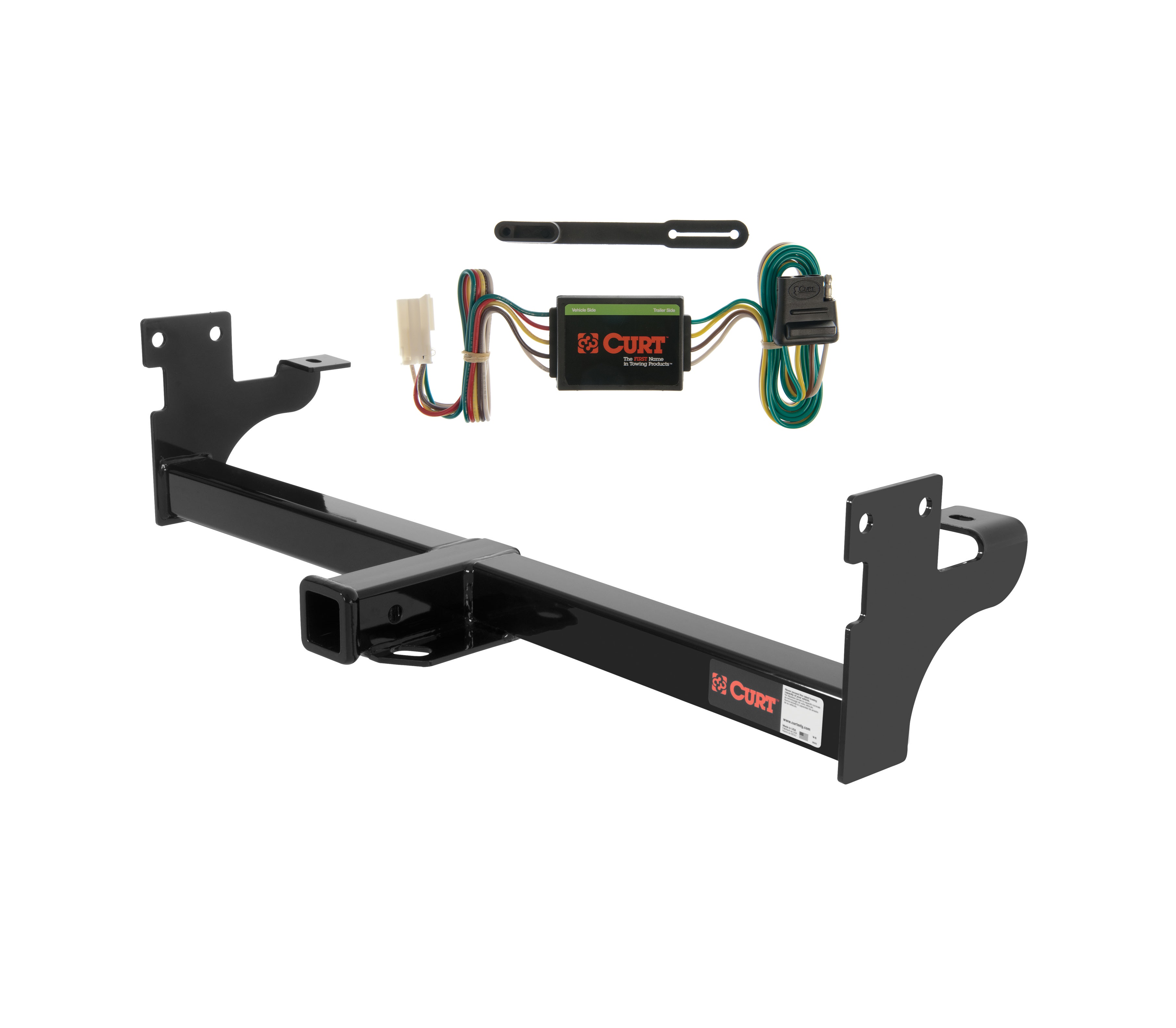 96 - 99 Acura SLX  Curt 2", Class 3 Trailer Tow Hitch + 4-flat Wiring Kit 13098 thumbnail 0