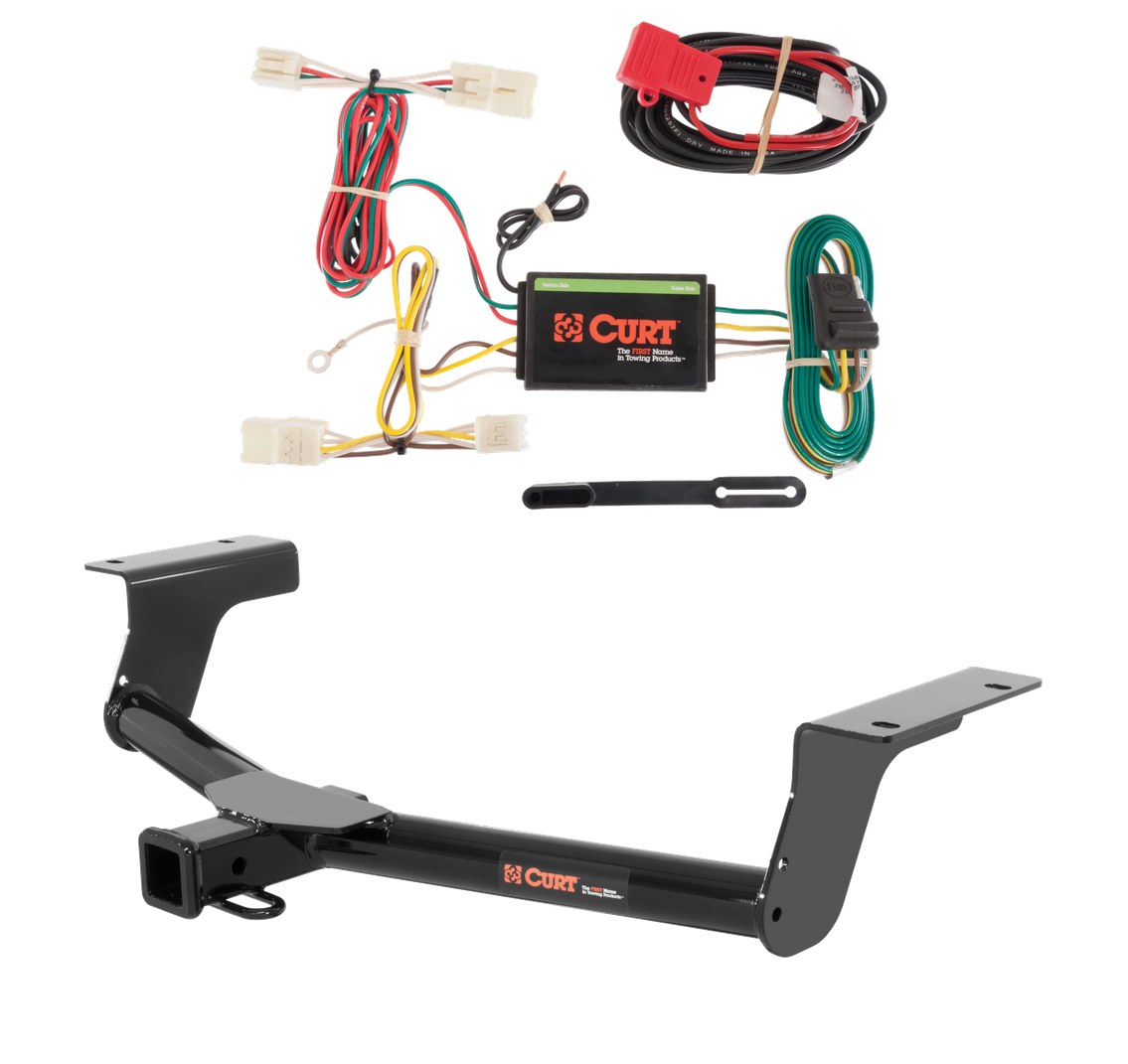 2006 - 2012 Toyota RAV4 Curt 2", Class 3 Trailer Tow Hitch + 4-flat Wiring Kit 13149 thumbnail 0