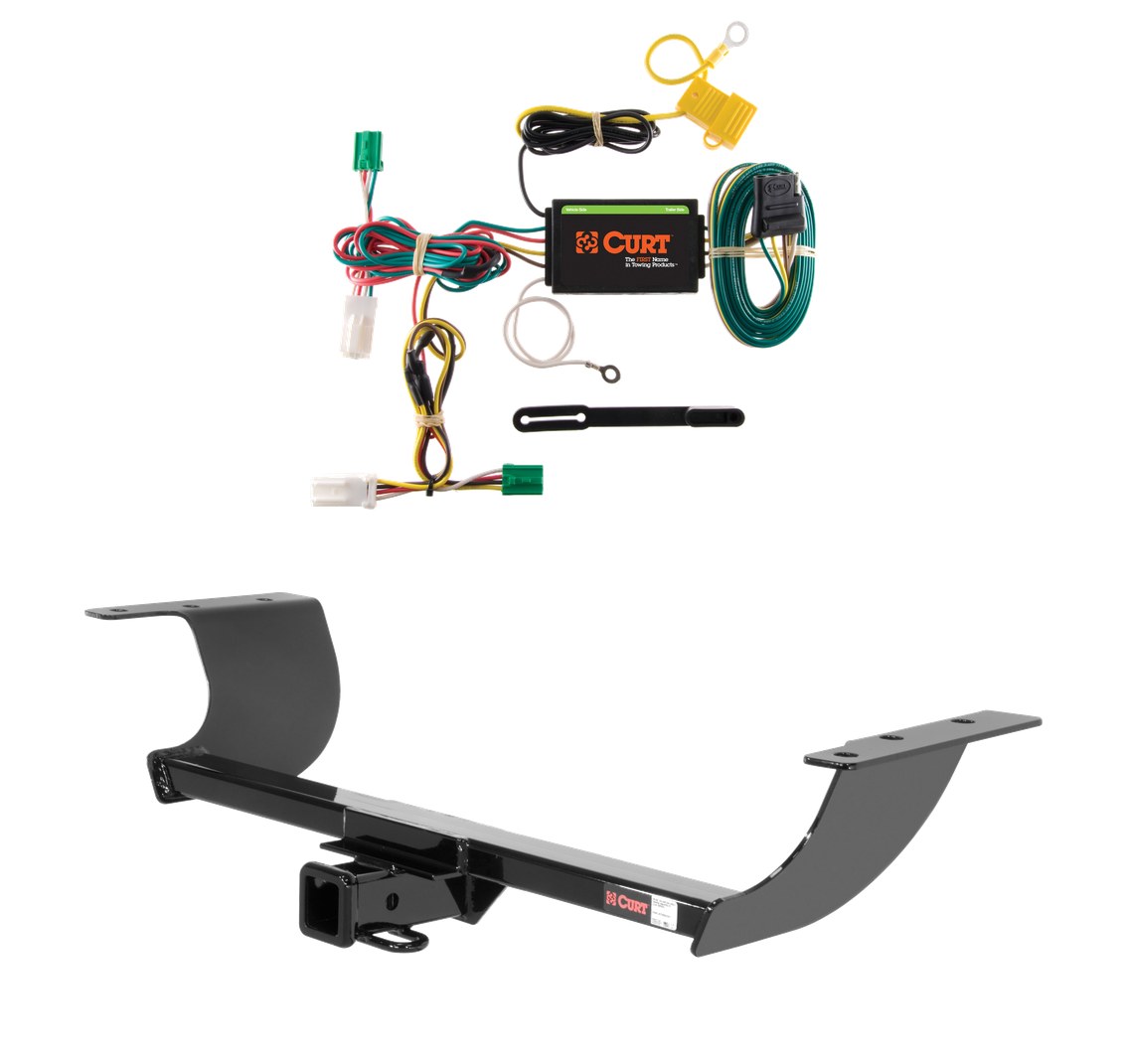 2012 - 2016 Dodge Charger Curt 2", Class 3 Trailer Tow Hitch + 4-flat Wiring Kit 13093 thumbnail 0