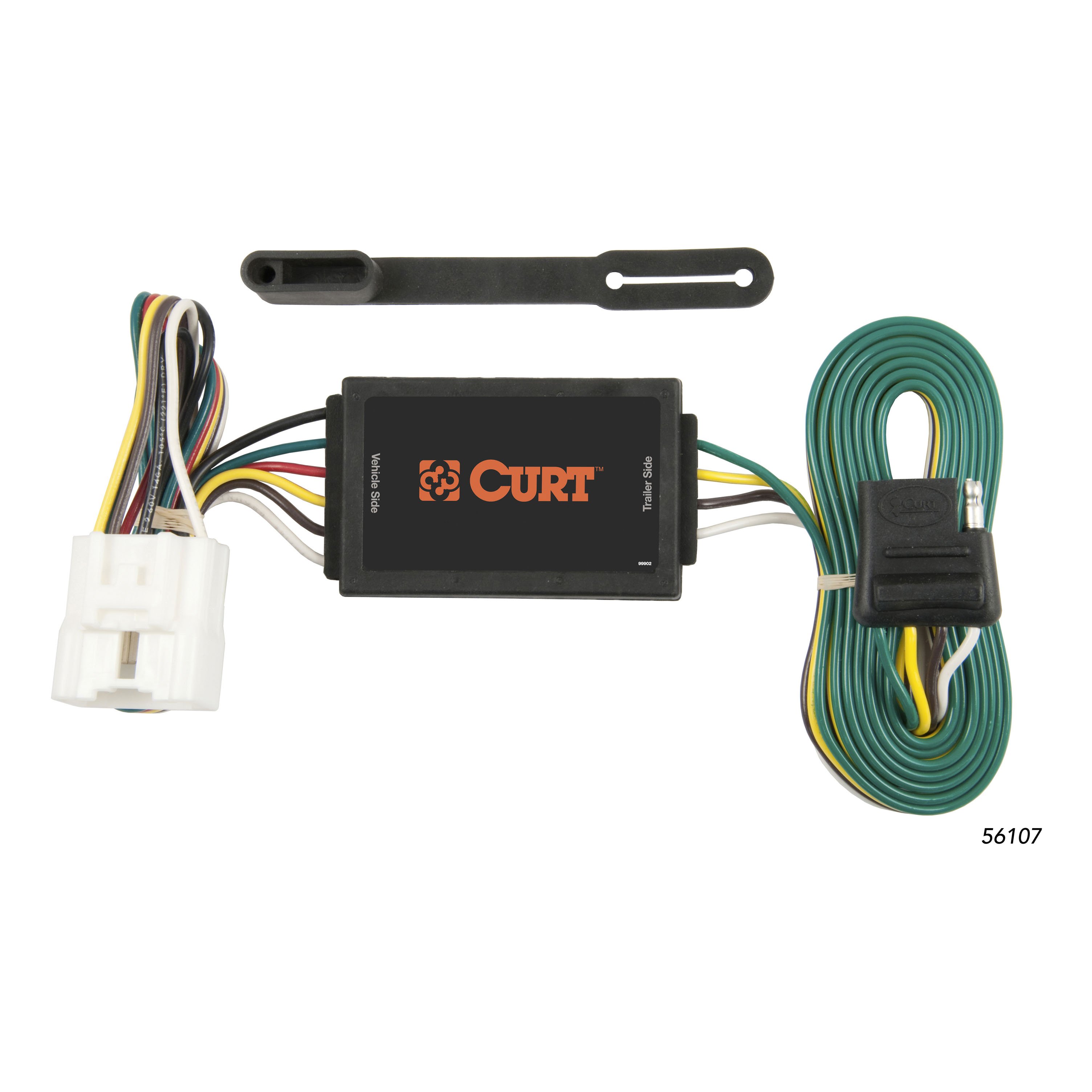 2004 - 2007 Toyota Highlander Curt 2", Class 3 Trailer Tow Hitch + 4-flat Wiring Kit 13530 thumbnail 1