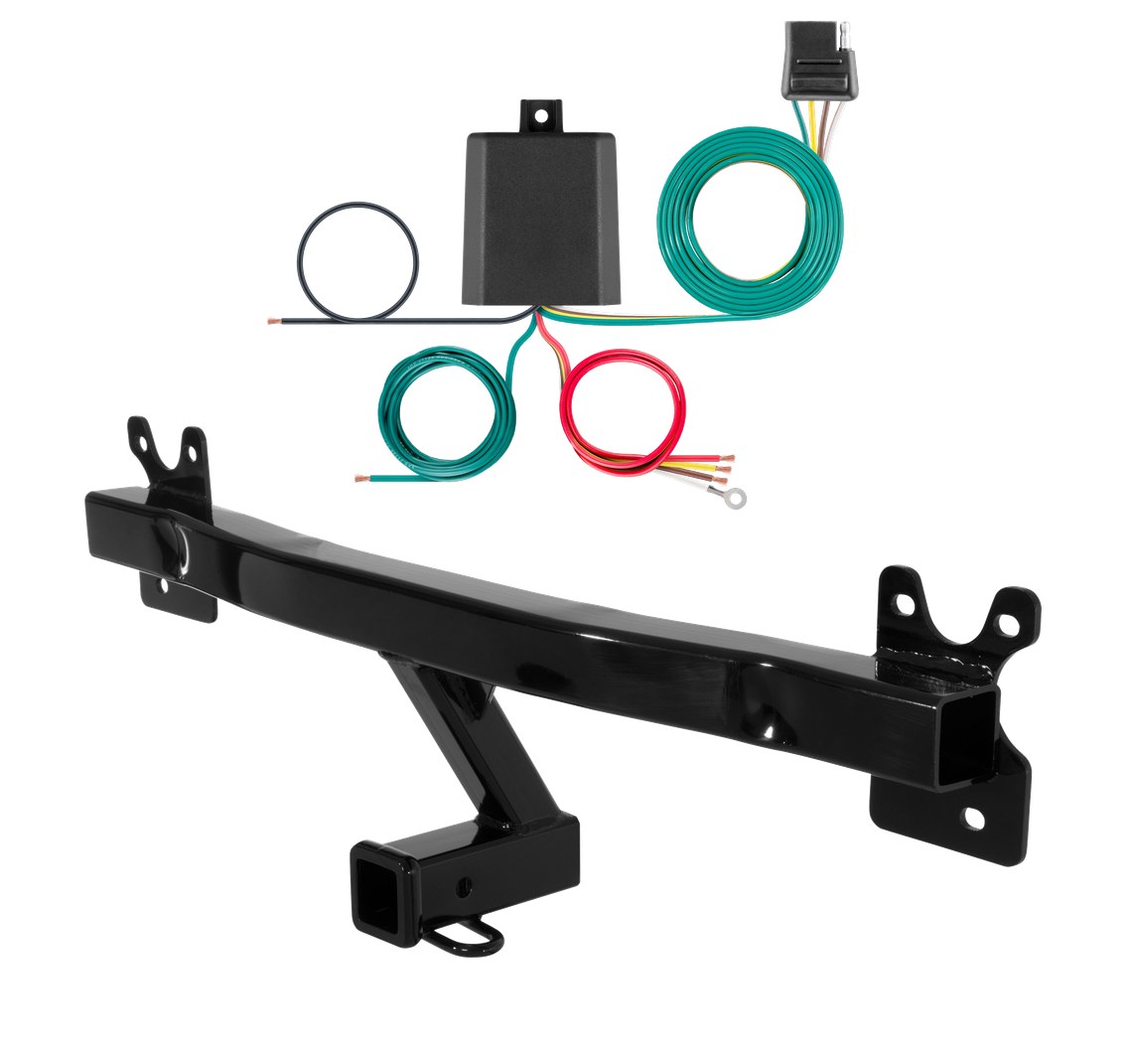 2008 - 2010 Volvo V70 Curt 2", Class 3 Trailer Tow Hitch + 4-flat Wiring Kit 13266 thumbnail 0