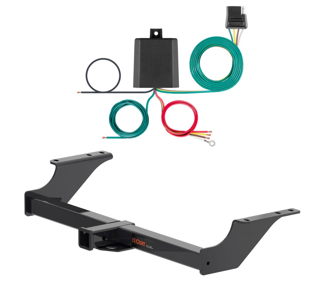 2016 - 2019 Toyota Hilux Curt 2", Class 3 Trailer Tow Hitch + 4-flat Wiring Kit 13457 thumbnail 0