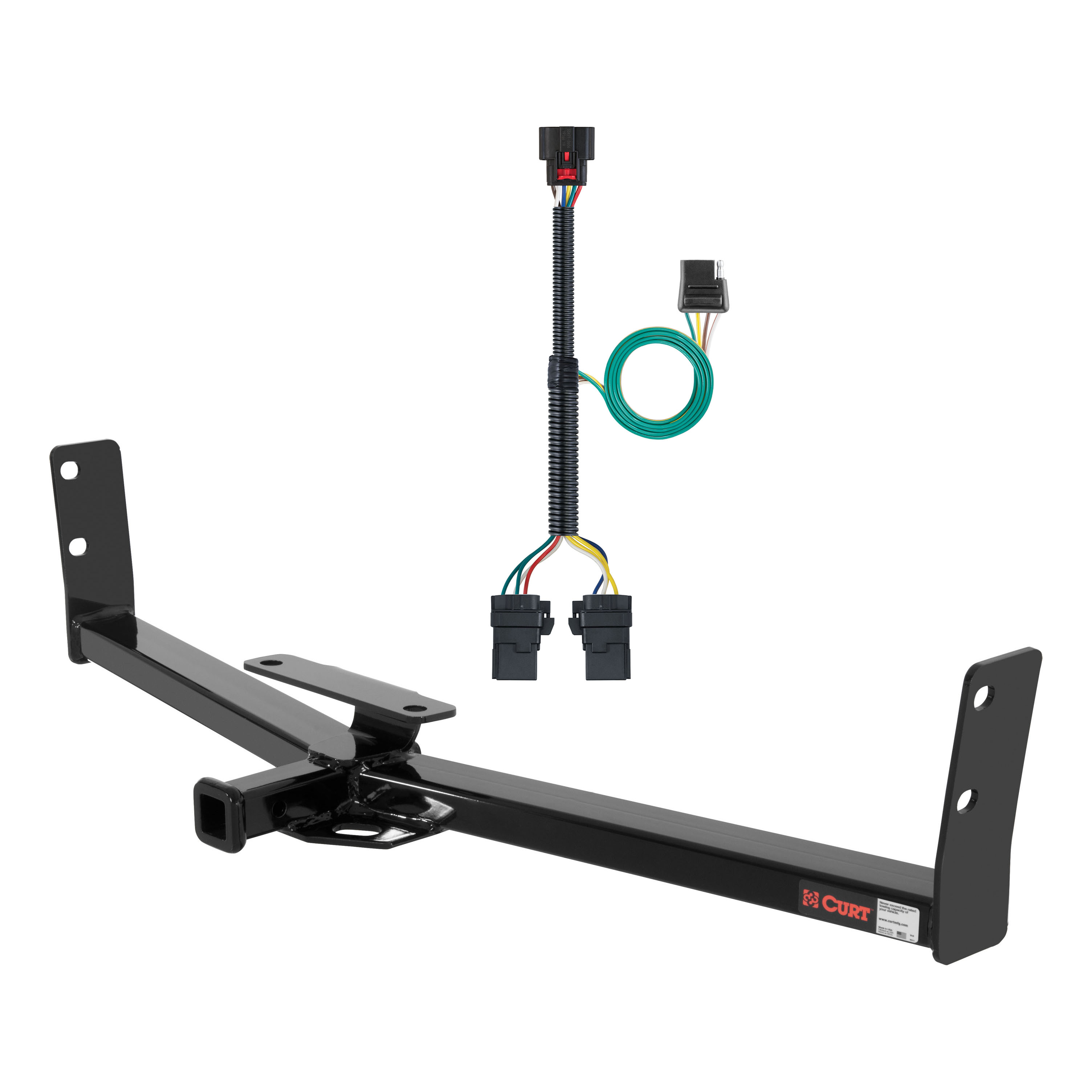 18 - 24 Chevrolet Equinox Curt 1-1/4", Class 2 Trailer Tow Hitch + 4-flat Wiring Kit 12291 thumbnail 0