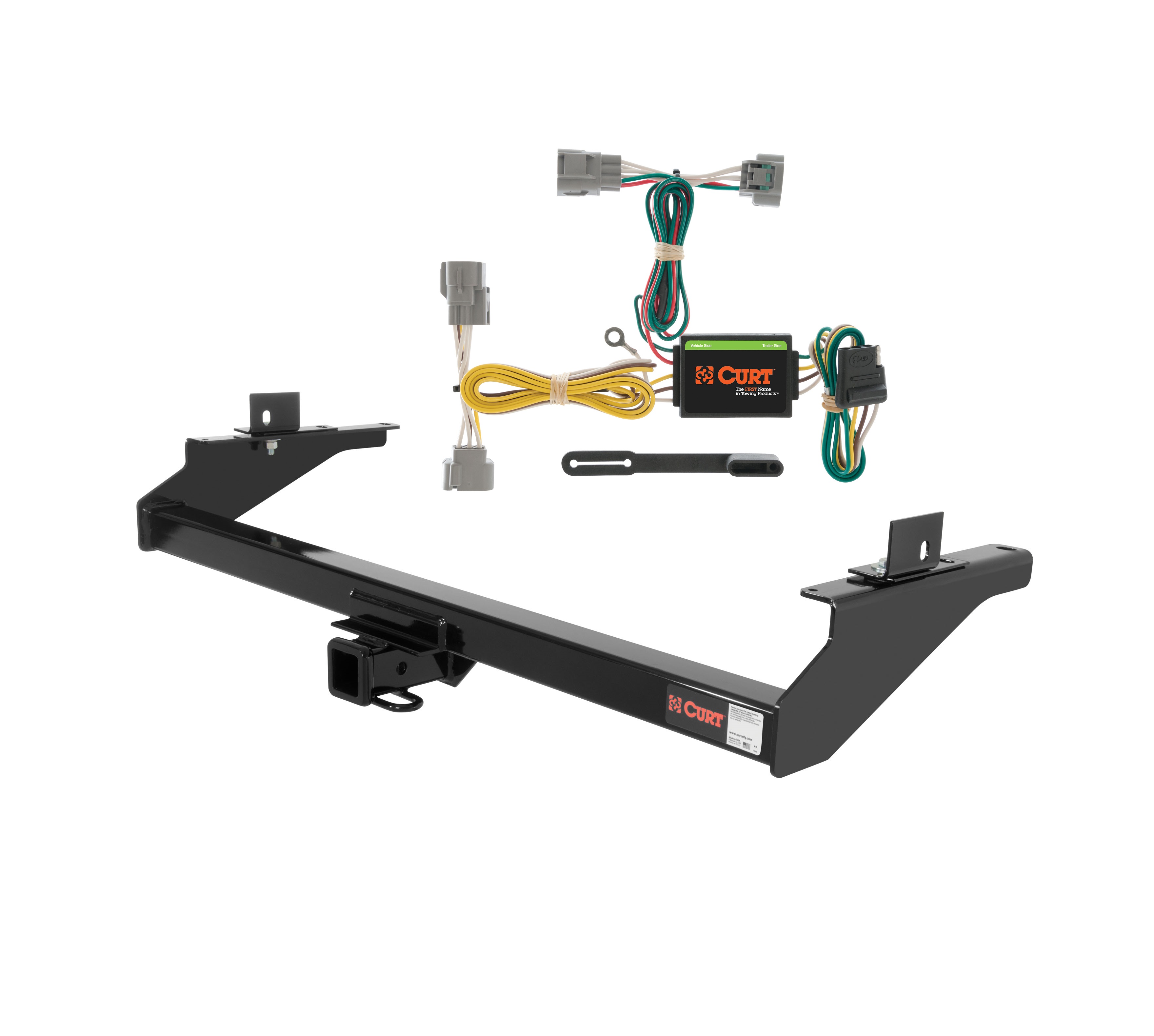 93 - 98 Toyota T100  Curt 2", Class 3 Trailer Tow Hitch + 4-flat Wiring Kit 13196 thumbnail 0