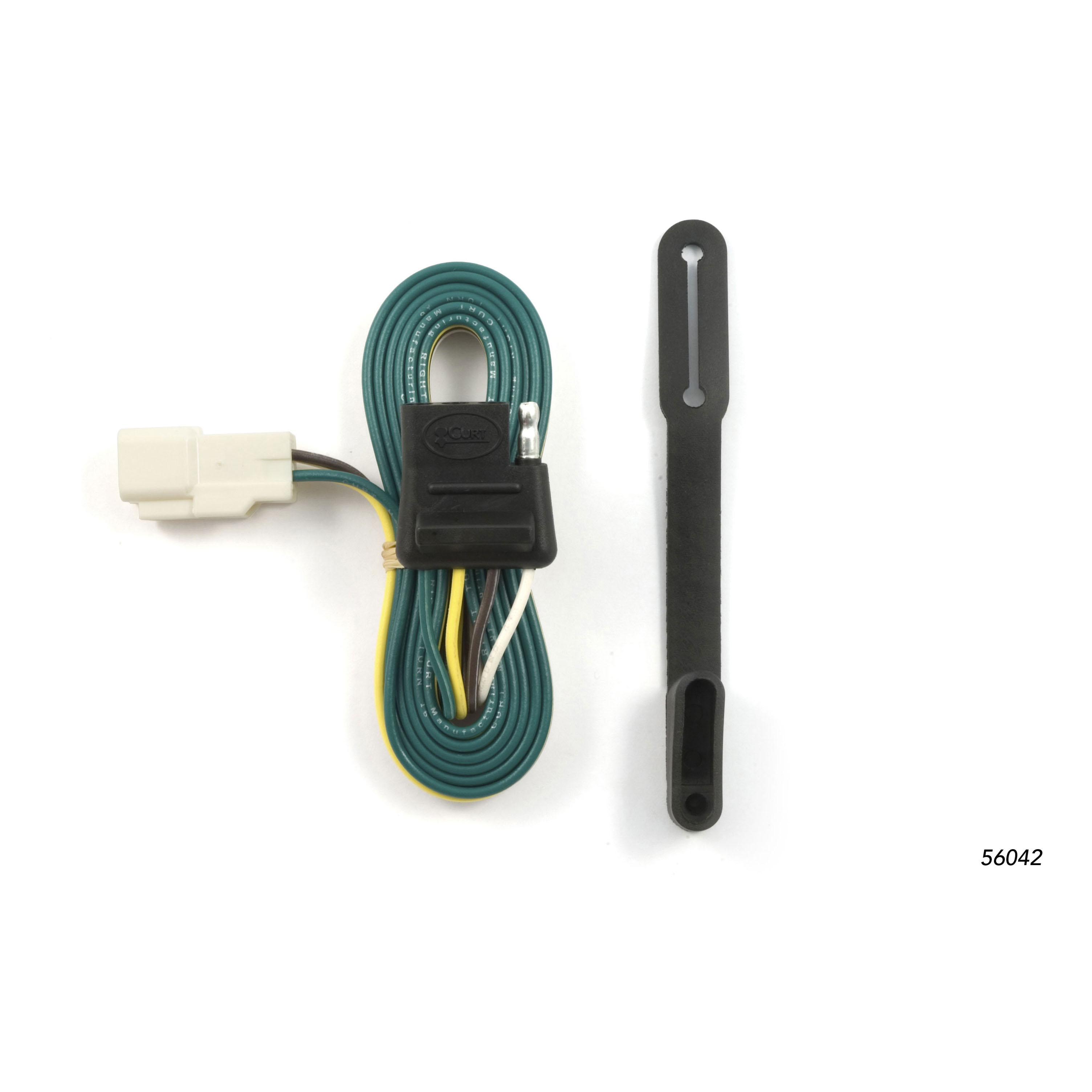 08 - 13 Toyota Highlander Curt 2", Class 3 Trailer Tow Hitch + 4-flat Wiring Kit 13534-9 thumbnail 1