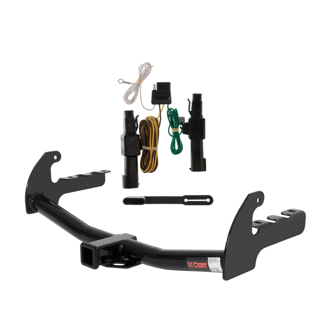1987 - 1994 Dodge Dakota Curt 2", Class 3 Trailer Tow Hitch + 4-flat Wiring Kit 13145 thumbnail 0