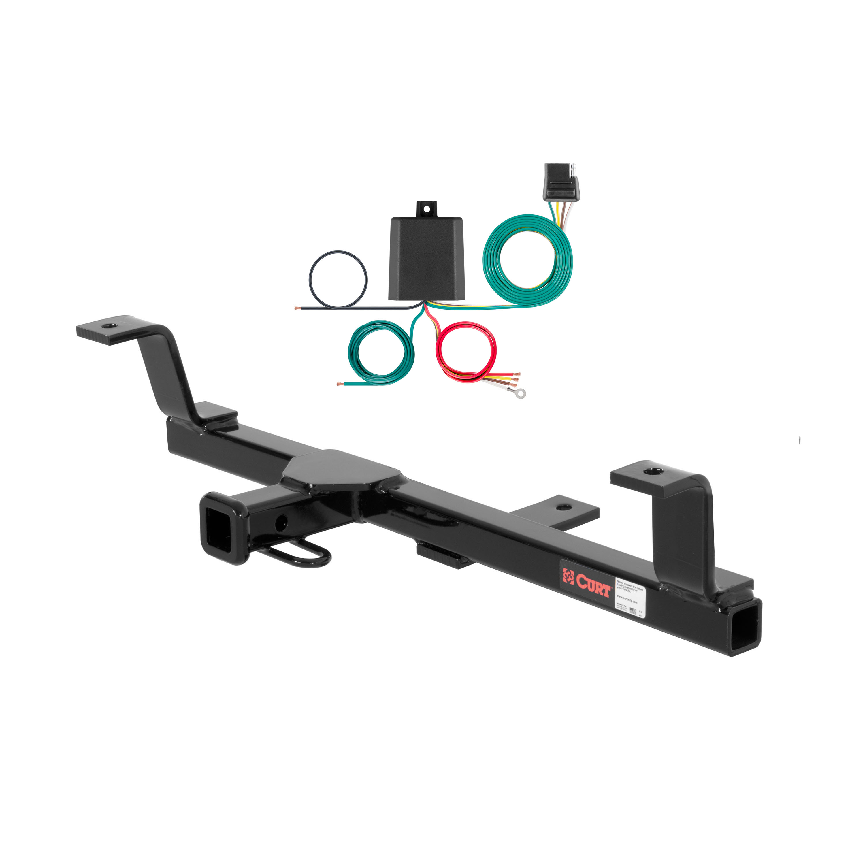 98 - 05 Volkswagen Passat Wagon, excluding 4MOTION Curt 1-1/4", Class 1 Trailer Tow Hitch + 4-flat Wiring Kit 11054 thumbnail 0