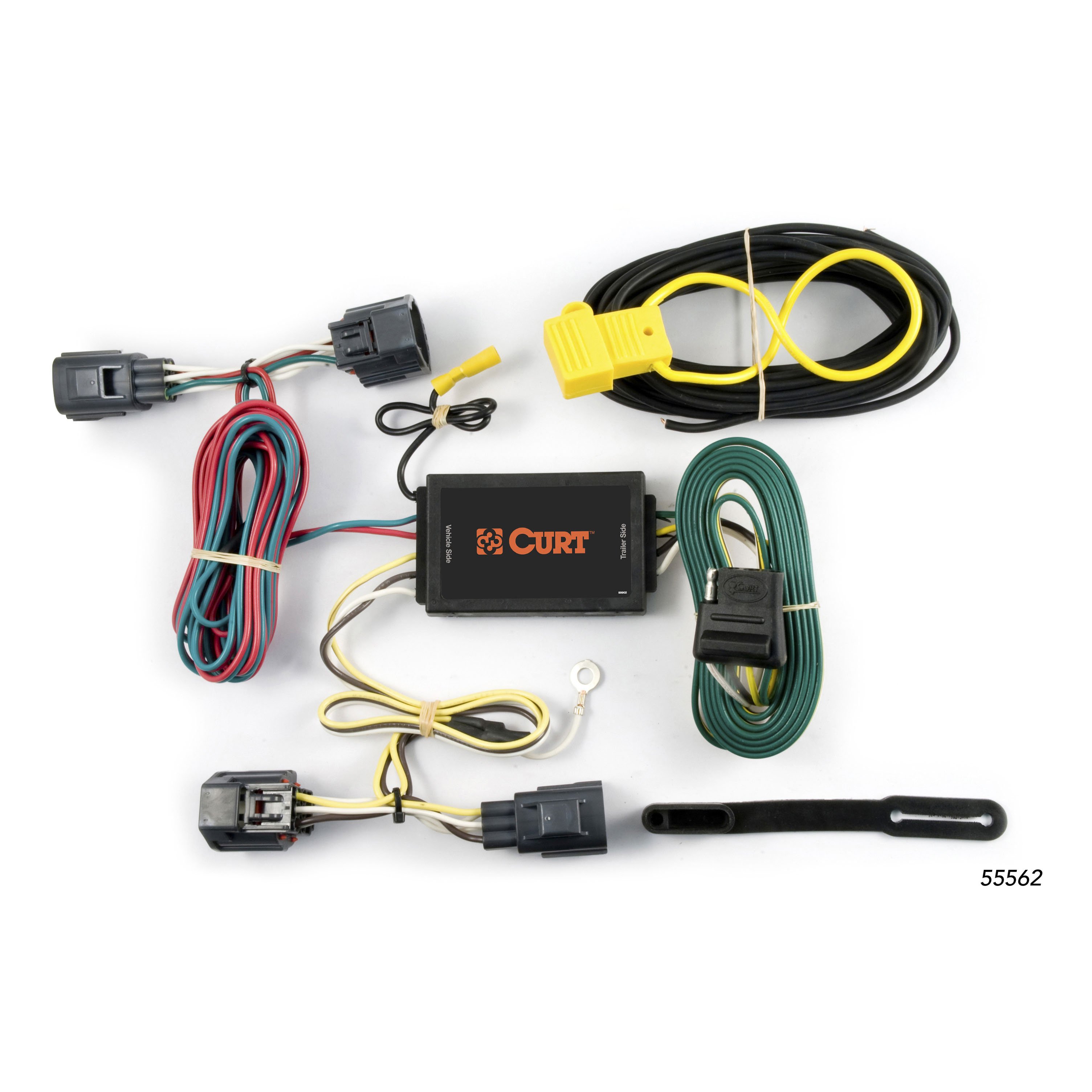 2005 - 2008 Dodge Magnum Curt 2", Class 3 Trailer Tow Hitch + 4-flat Wiring Kit 13465 thumbnail 1