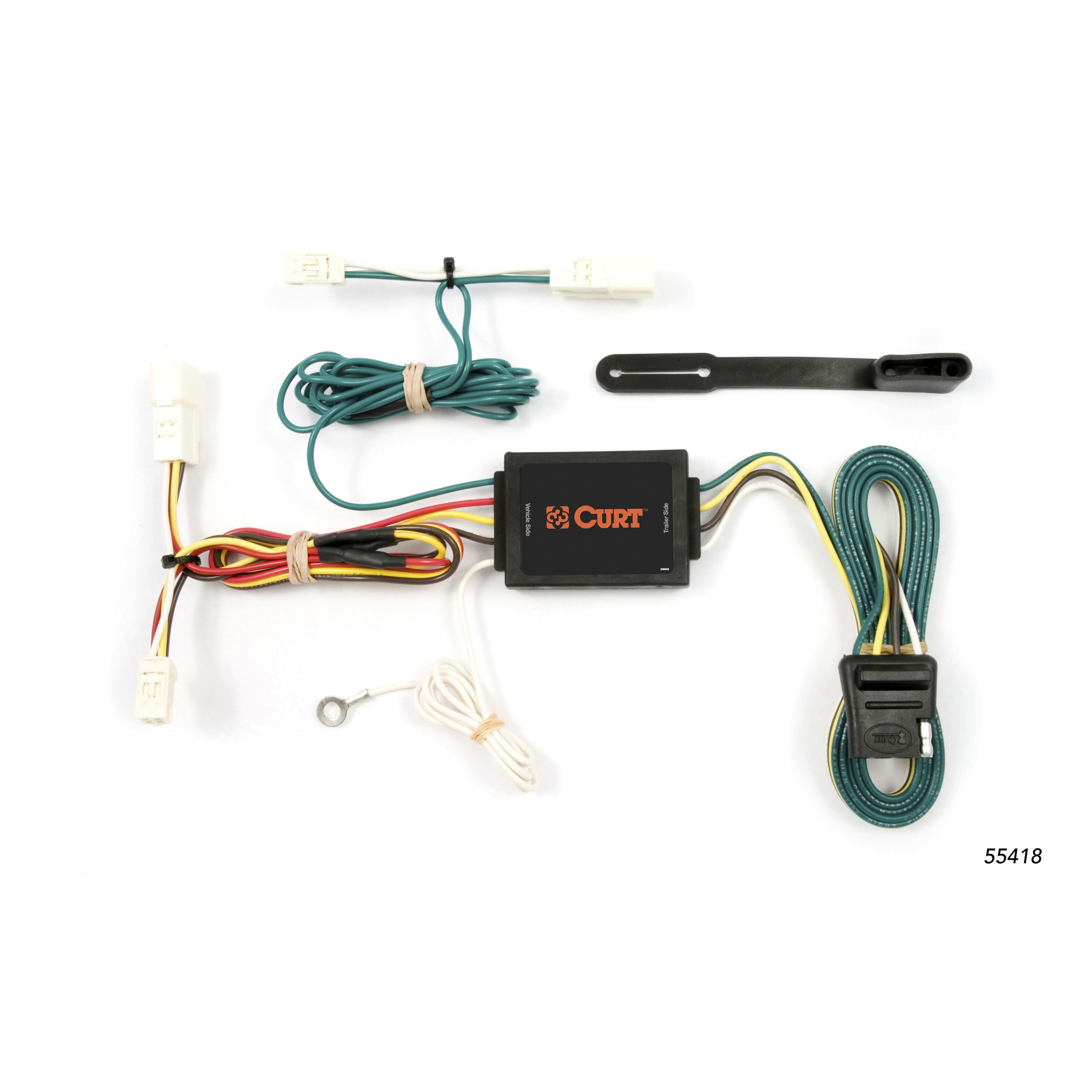 1998 - 2003 Toyota Sienna Curt 2", Class 3 Trailer Tow Hitch + 4-flat Wiring Kit 13511 thumbnail 1