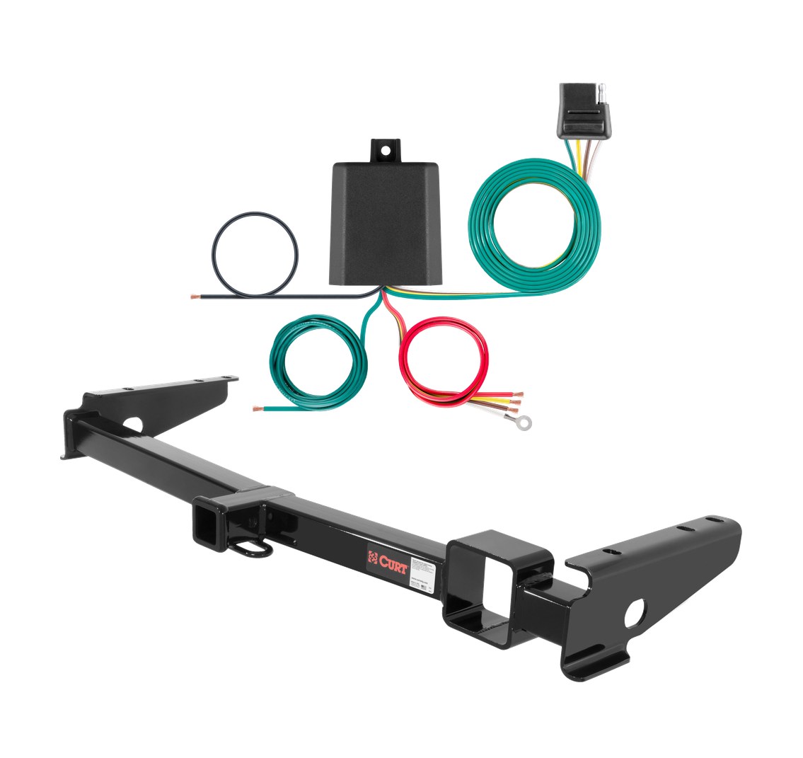 2003 - 2007 Toyota Land Cruiser Curt 2", Class 3 Trailer Tow Hitch + 4-flat Wiring Kit 13443 thumbnail 0