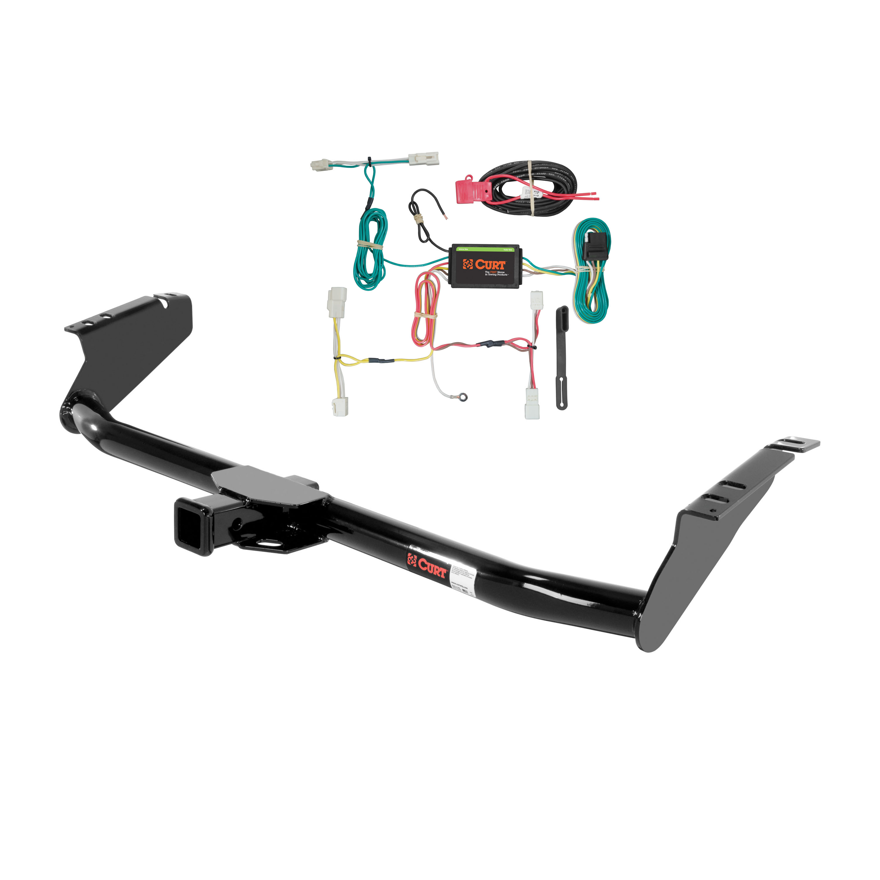 15 - 20 Toyota Sienna Curt 2", Class 3 Trailer Tow Hitch + 4-flat Wiring Kit 13105 thumbnail 0